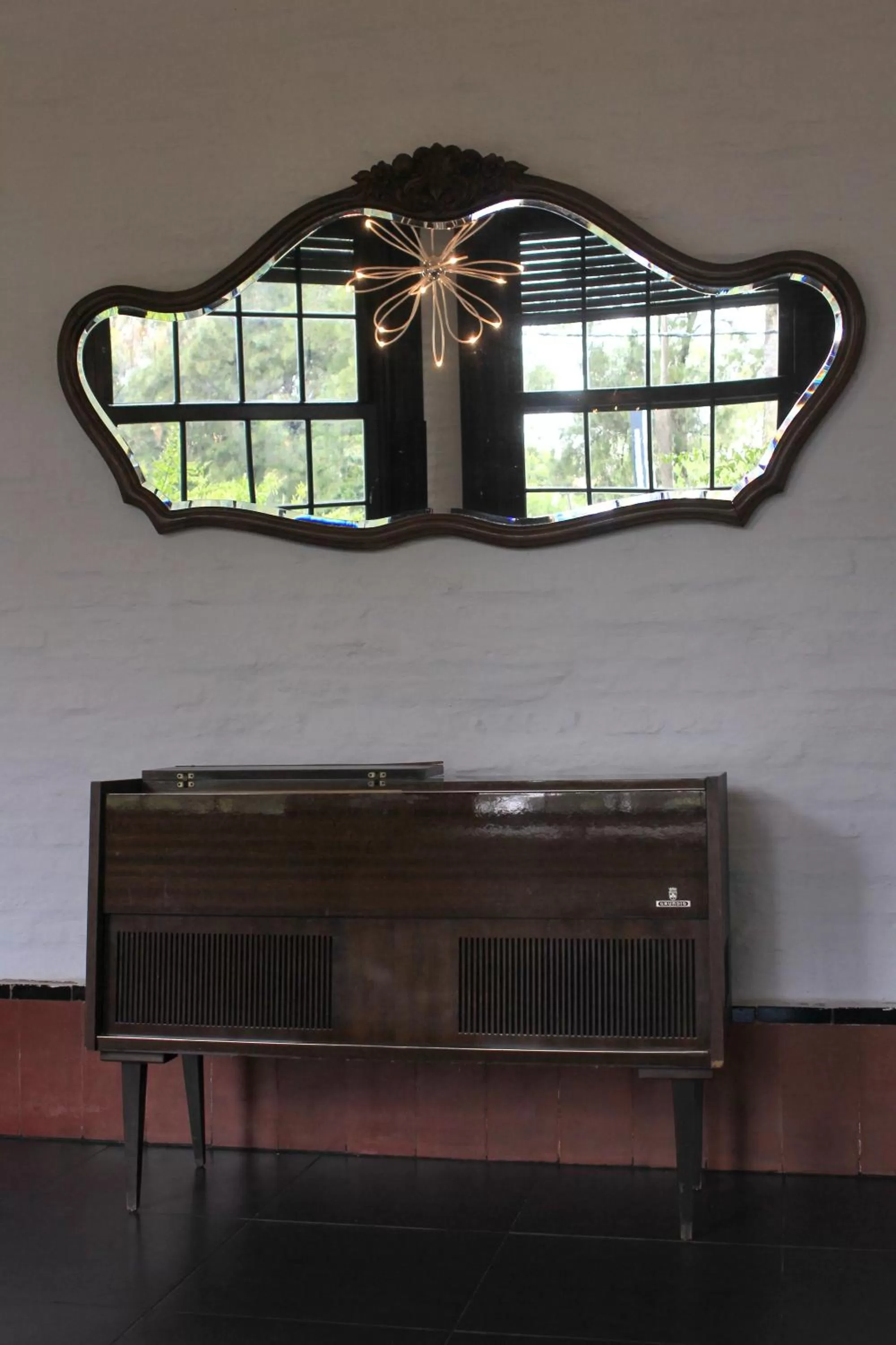 Lobby or reception, TV/Entertainment Center in Santoral Restaurante y Posada Pet Friendly