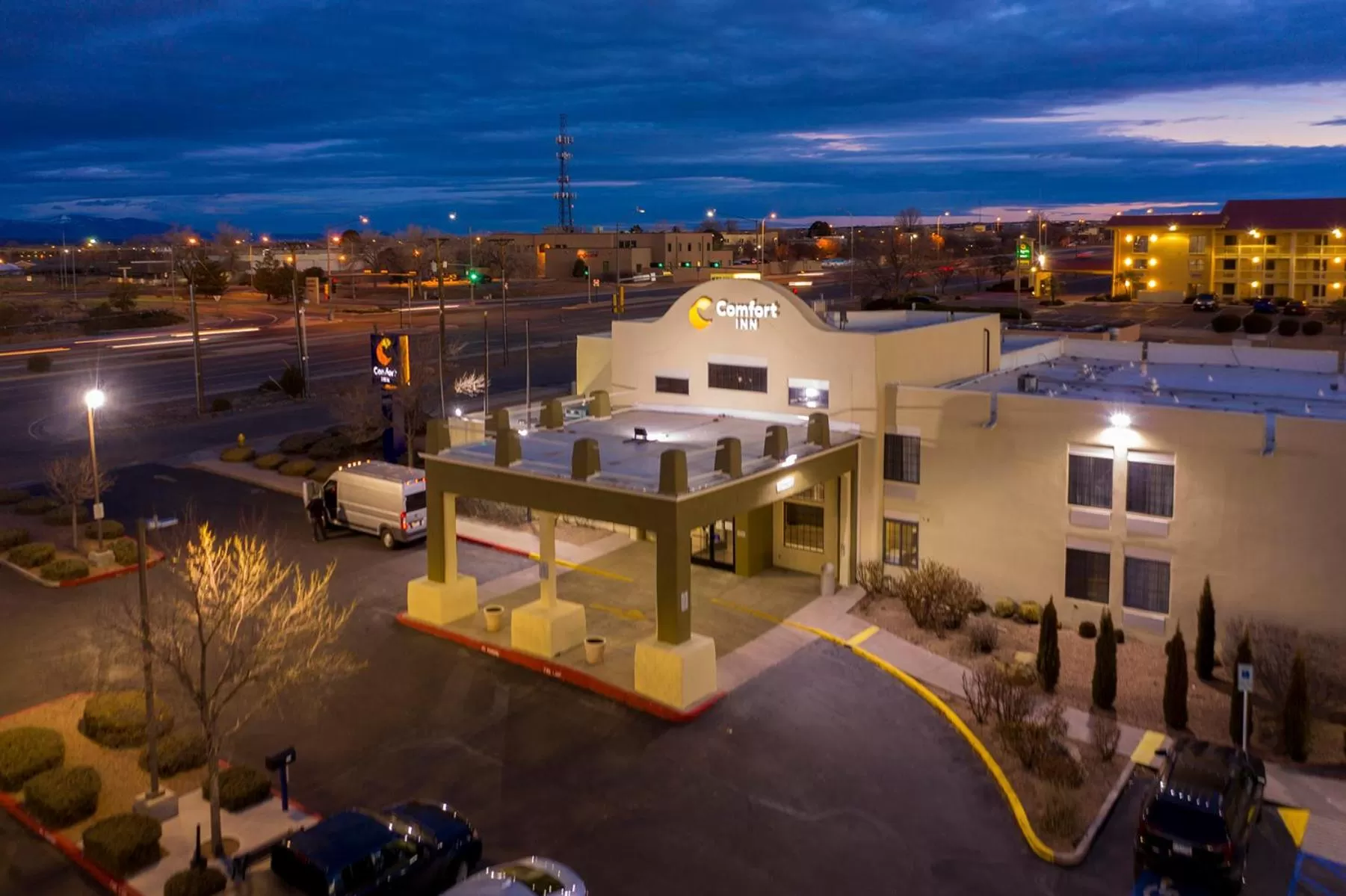 Bird's eye view in Comfort Inn Santa Fe South