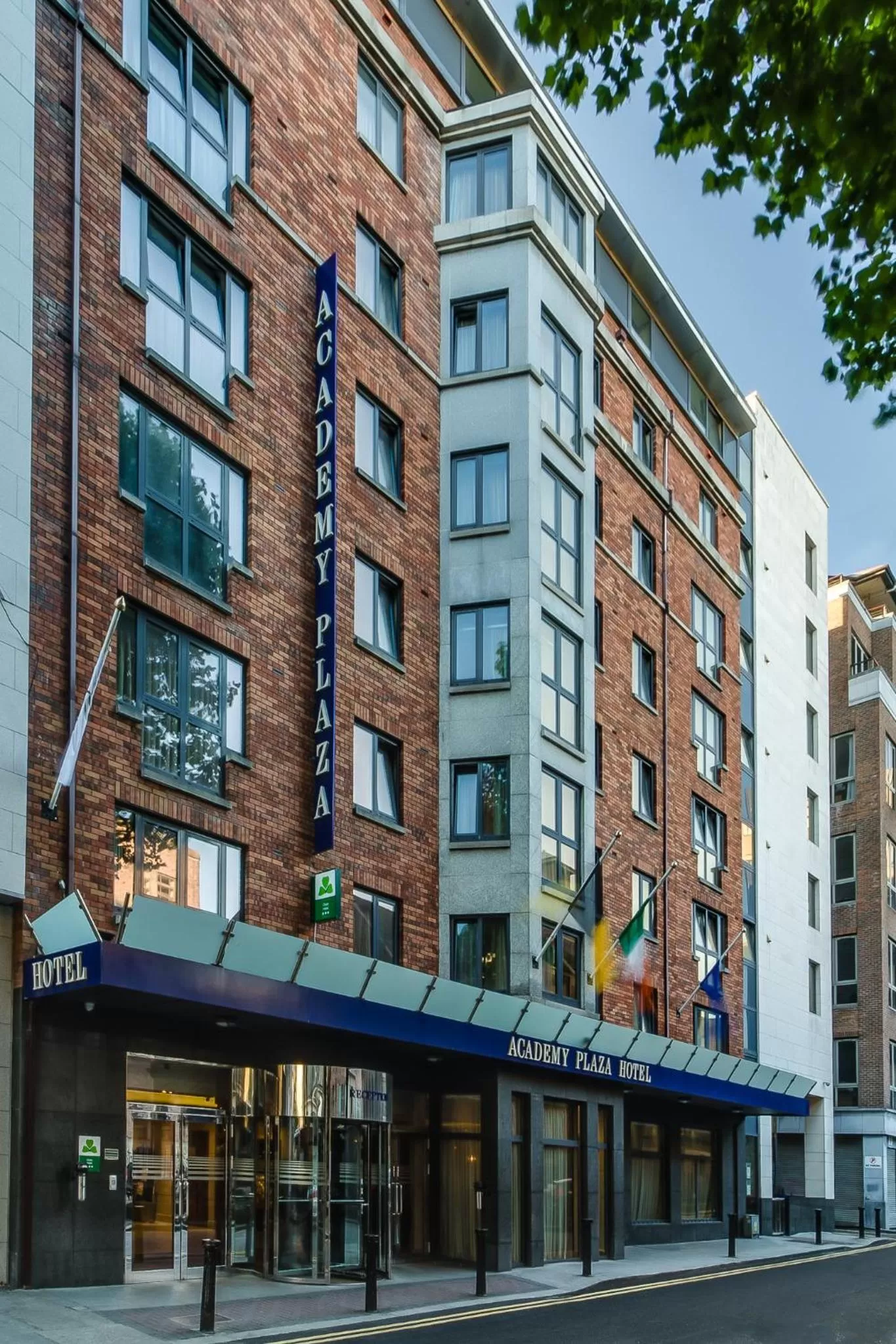 Facade/entrance in Academy Plaza Hotel