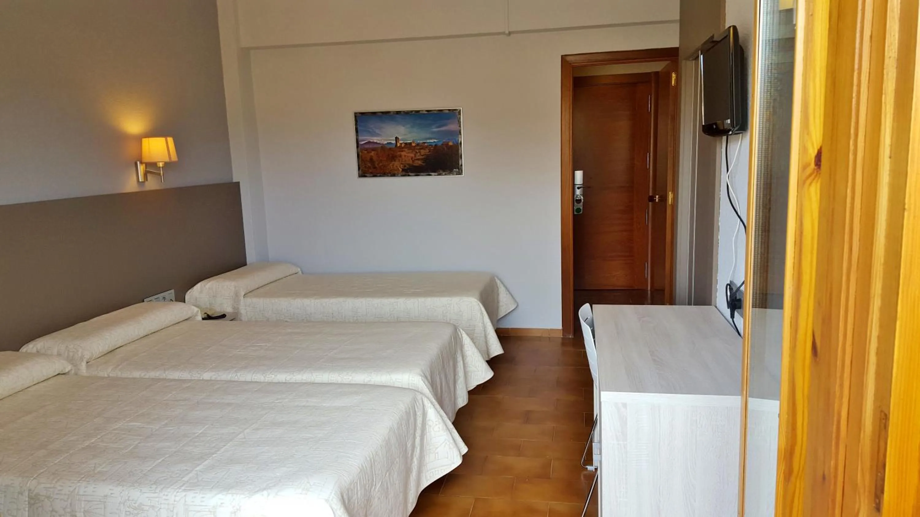 Decorative detail, Bed in Hotel Meson de L’Ainsa