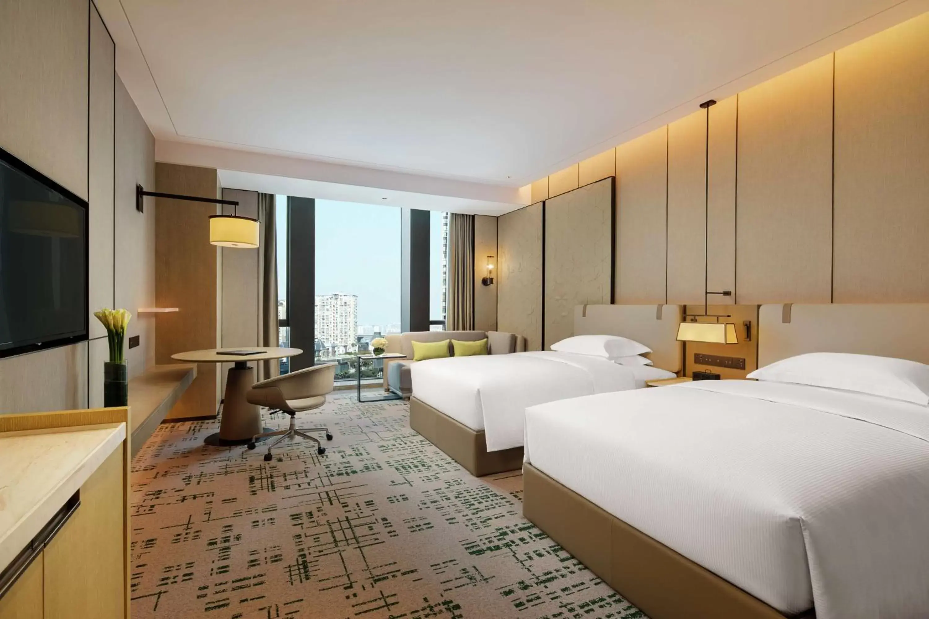 Deluxe Twin Room in Hilton Chengdu Chenghua - Close to Panda Base and Chunxi Road Deluxe Twin Room in Hilton Chengdu Chenghua - Close to Panda Base and Chunxi Road