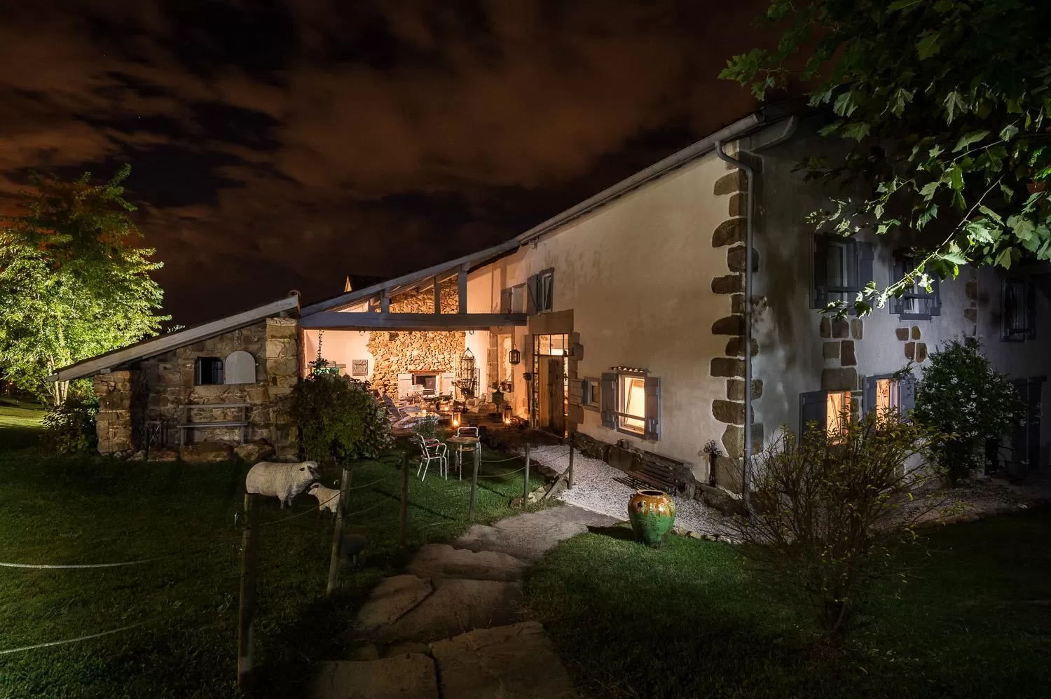 Patio in Ferme Elhorga