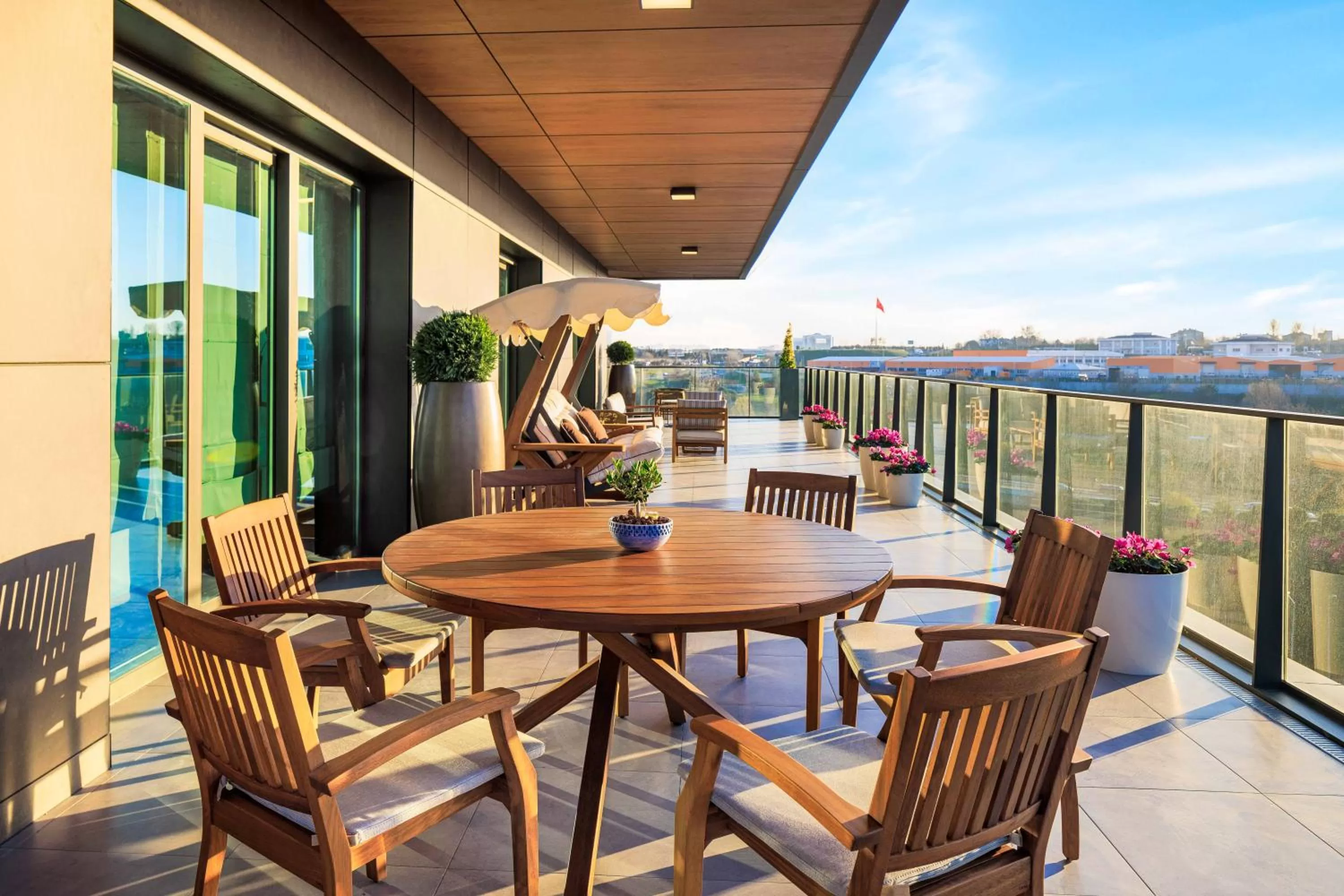 Balcony/Terrace in Movenpick Living Istanbul Camlivadi