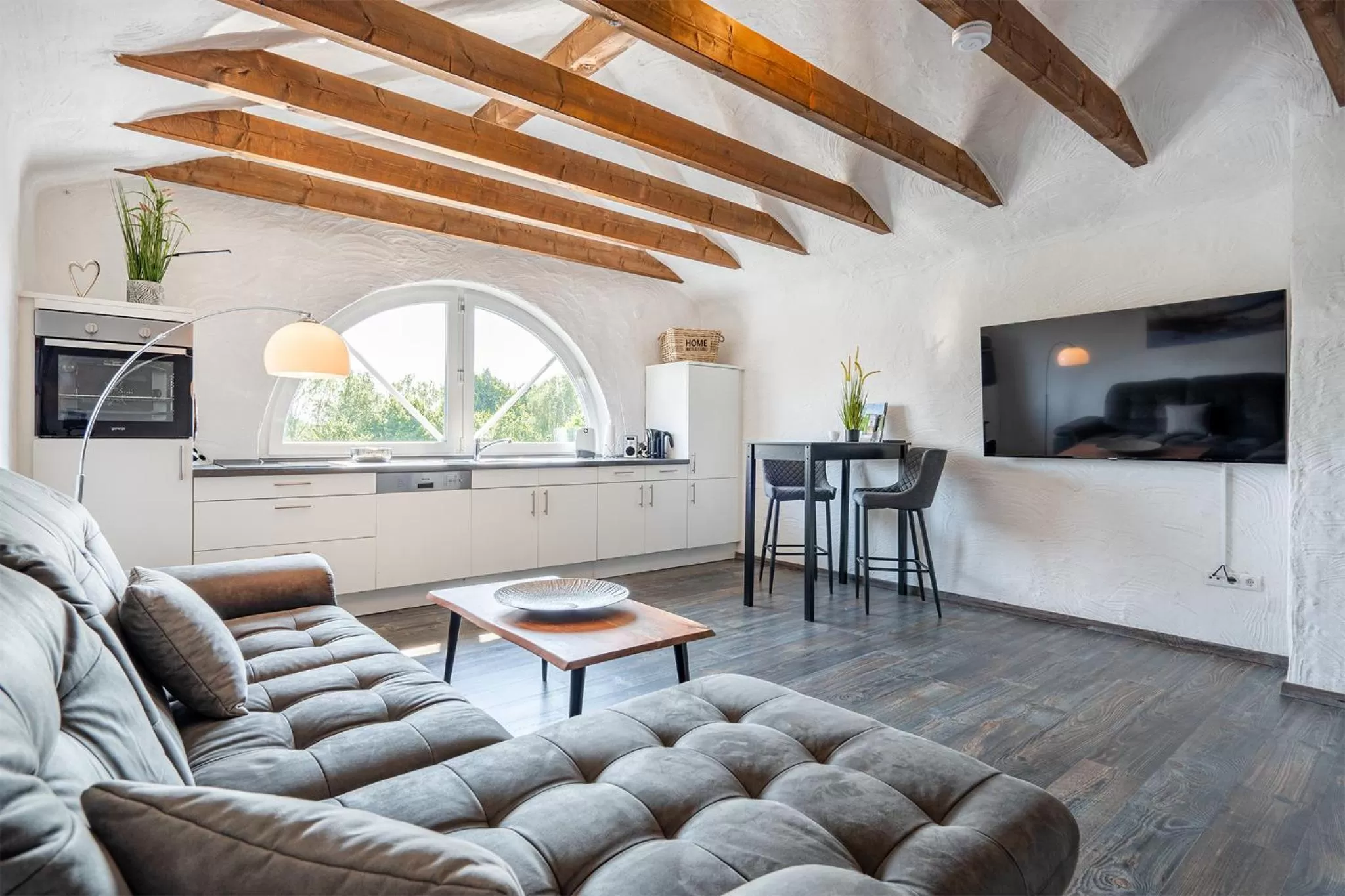 TV and multimedia, Seating Area in Villa Moorstern