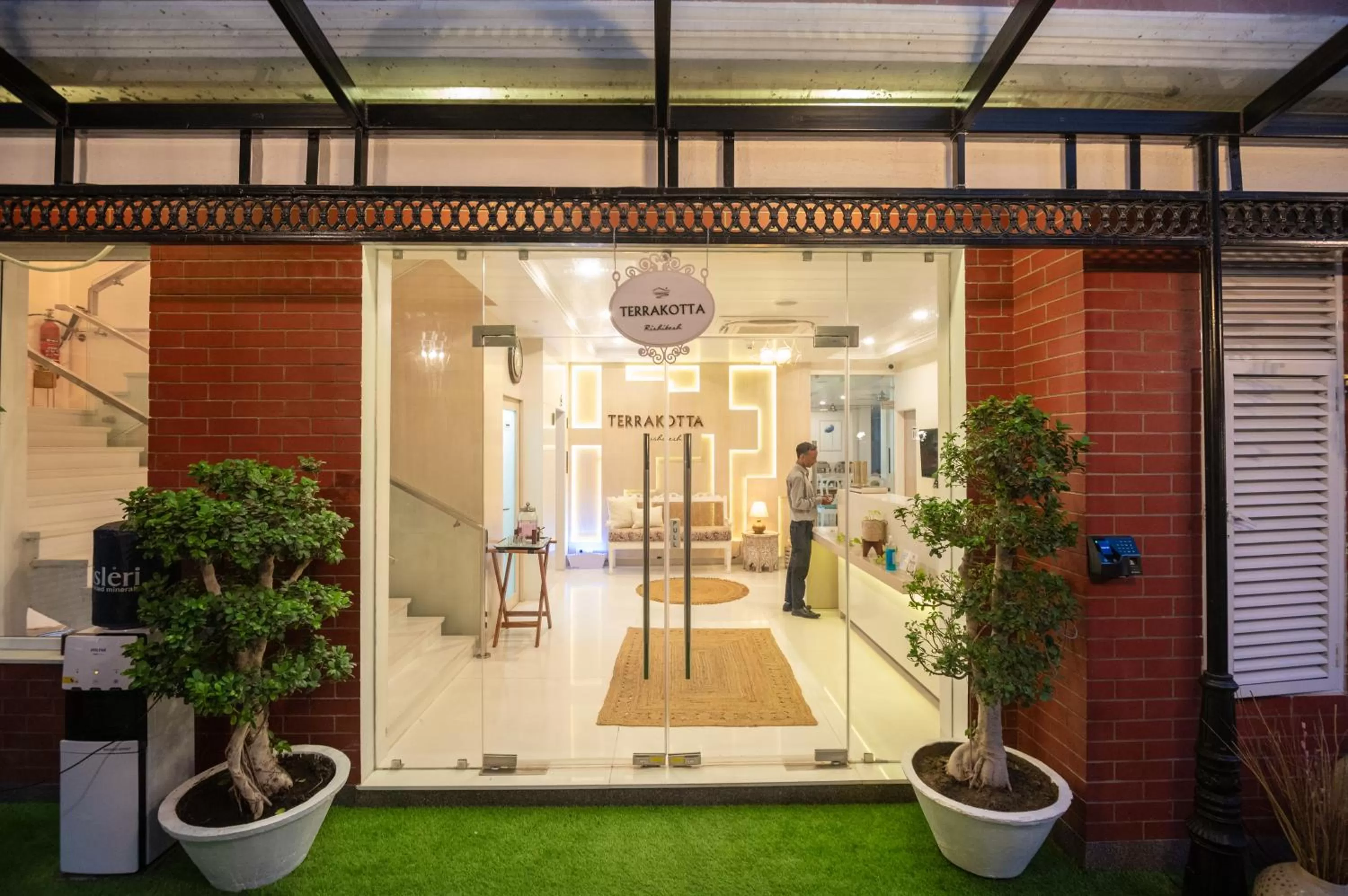 Facade/entrance in Terrakotta Rishikesh