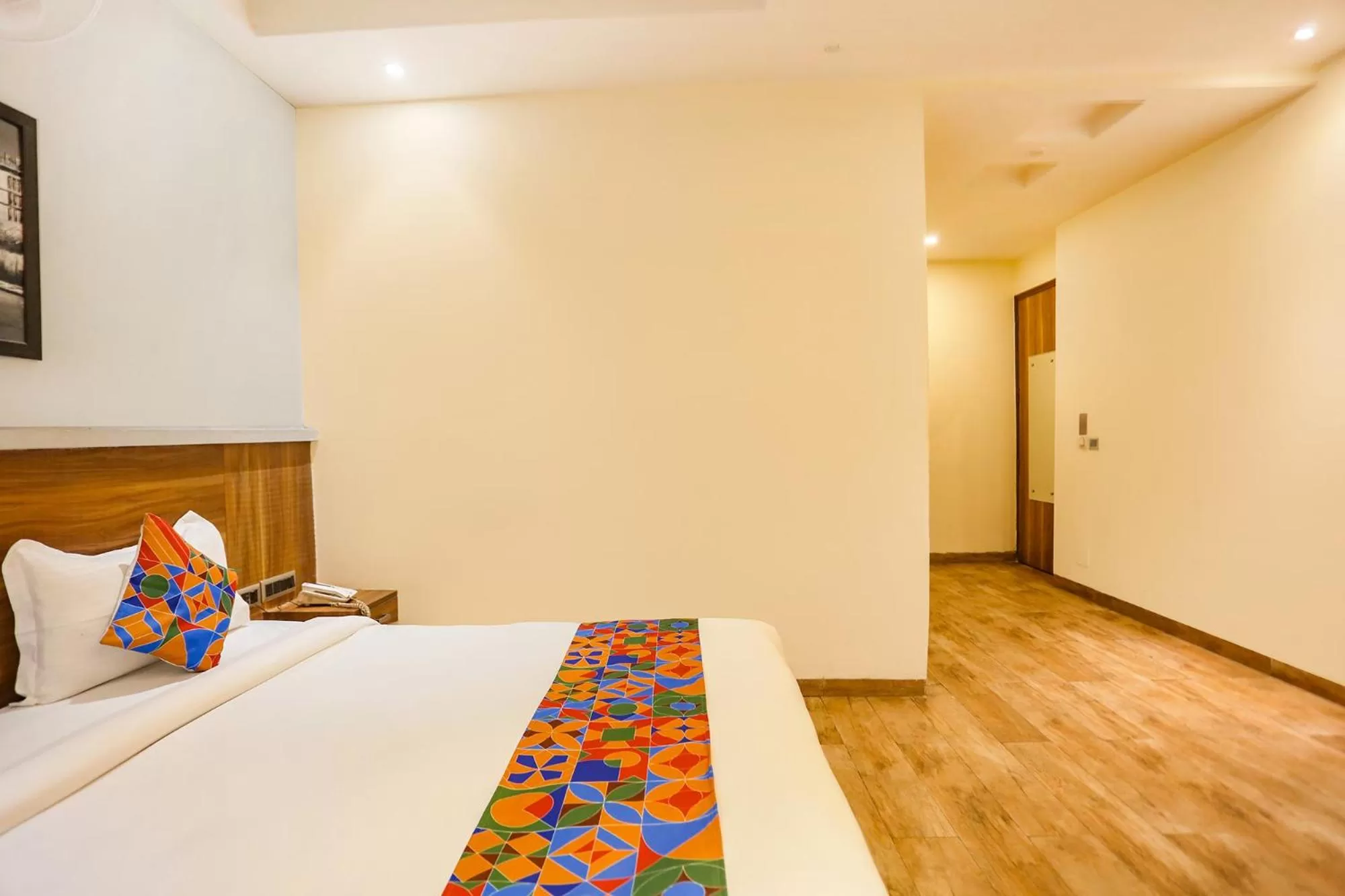 Bedroom, Bed in FabHotel Royal Touch Patel Nagar