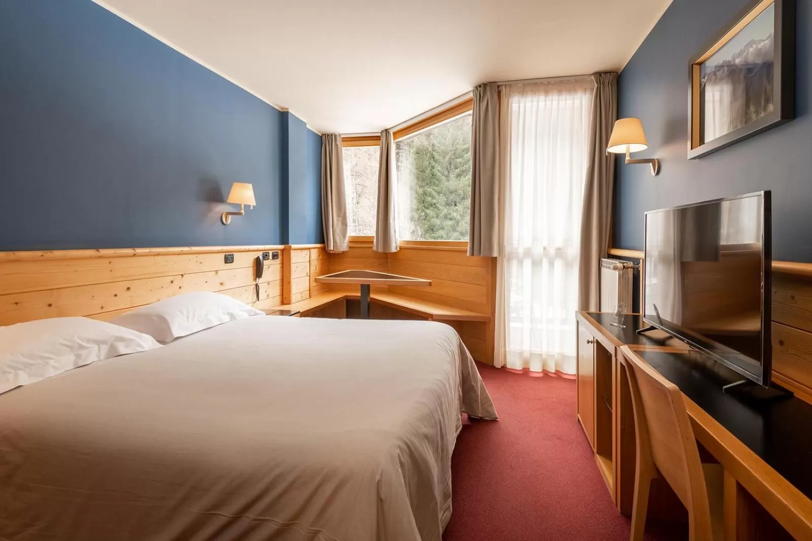 Bedroom, Bed in Hotel Garni Pegrà