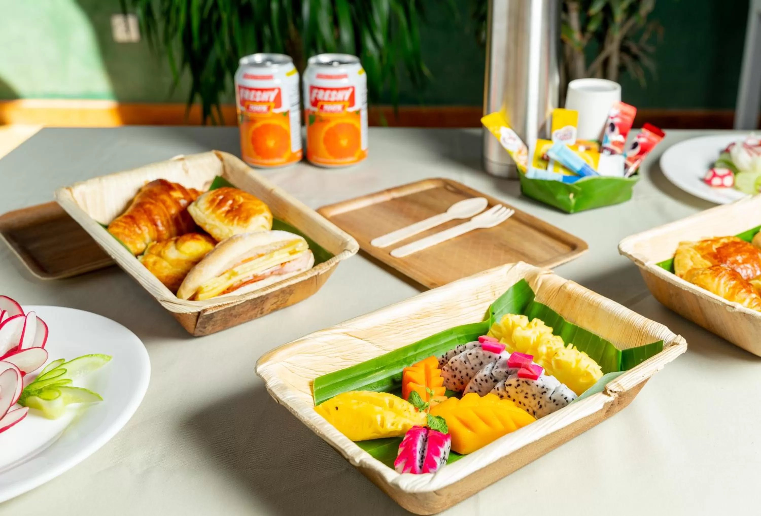 Breakfast in Authentic Khmer Village Resort