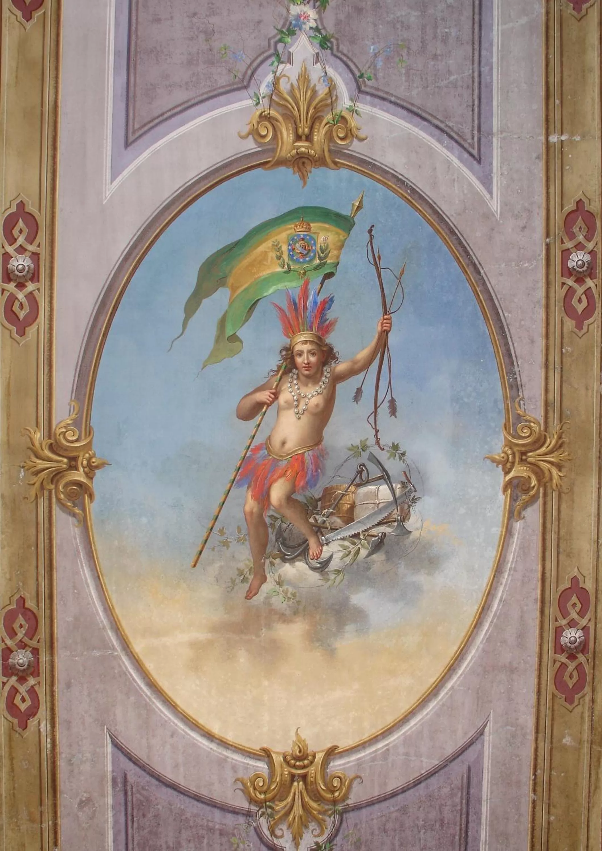 Decorative detail in Villa Annamaria B&B