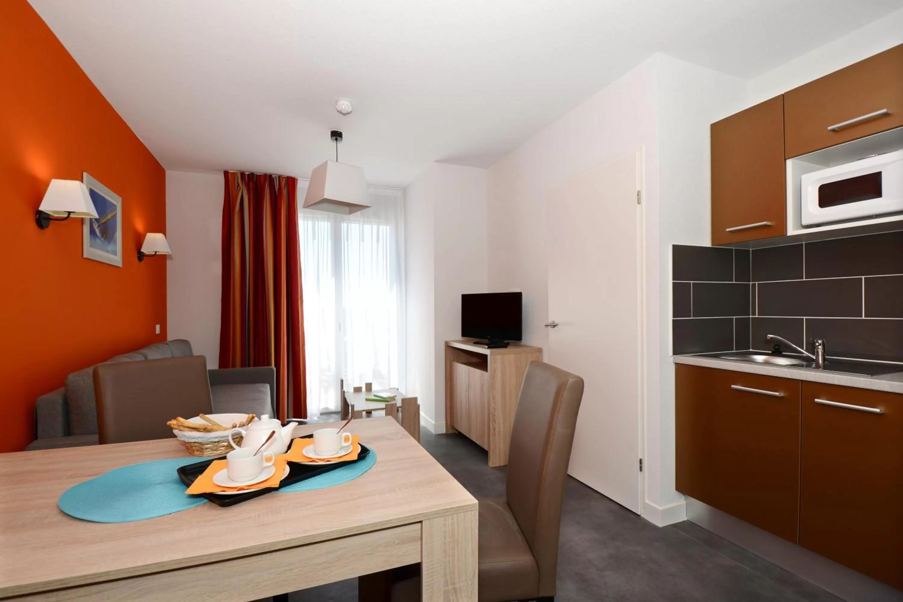 Living room in Résidence Odalys Terra Gaia