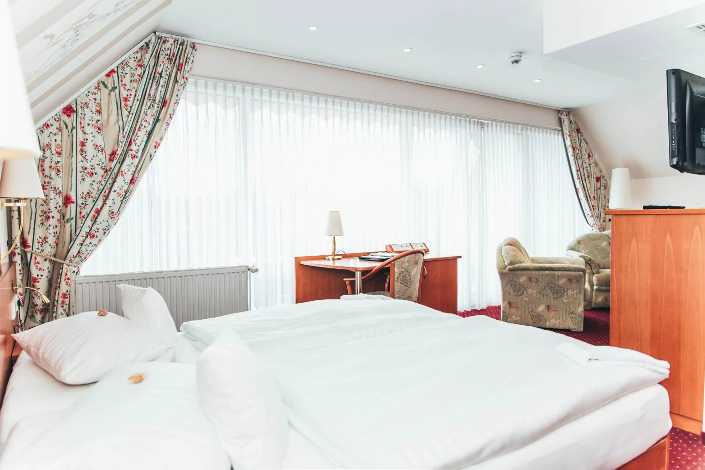 Decorative detail, Bed in Ringhotel Teutoburger Wald