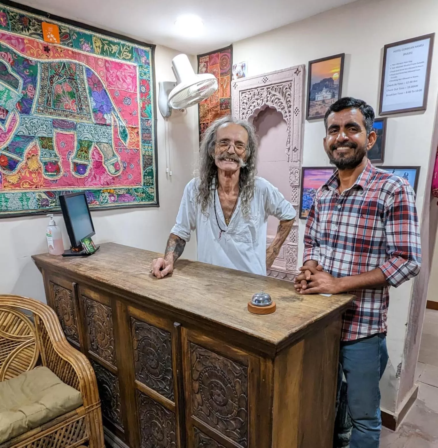 Lobby or reception, Lobby/Reception in Corsican Haveli