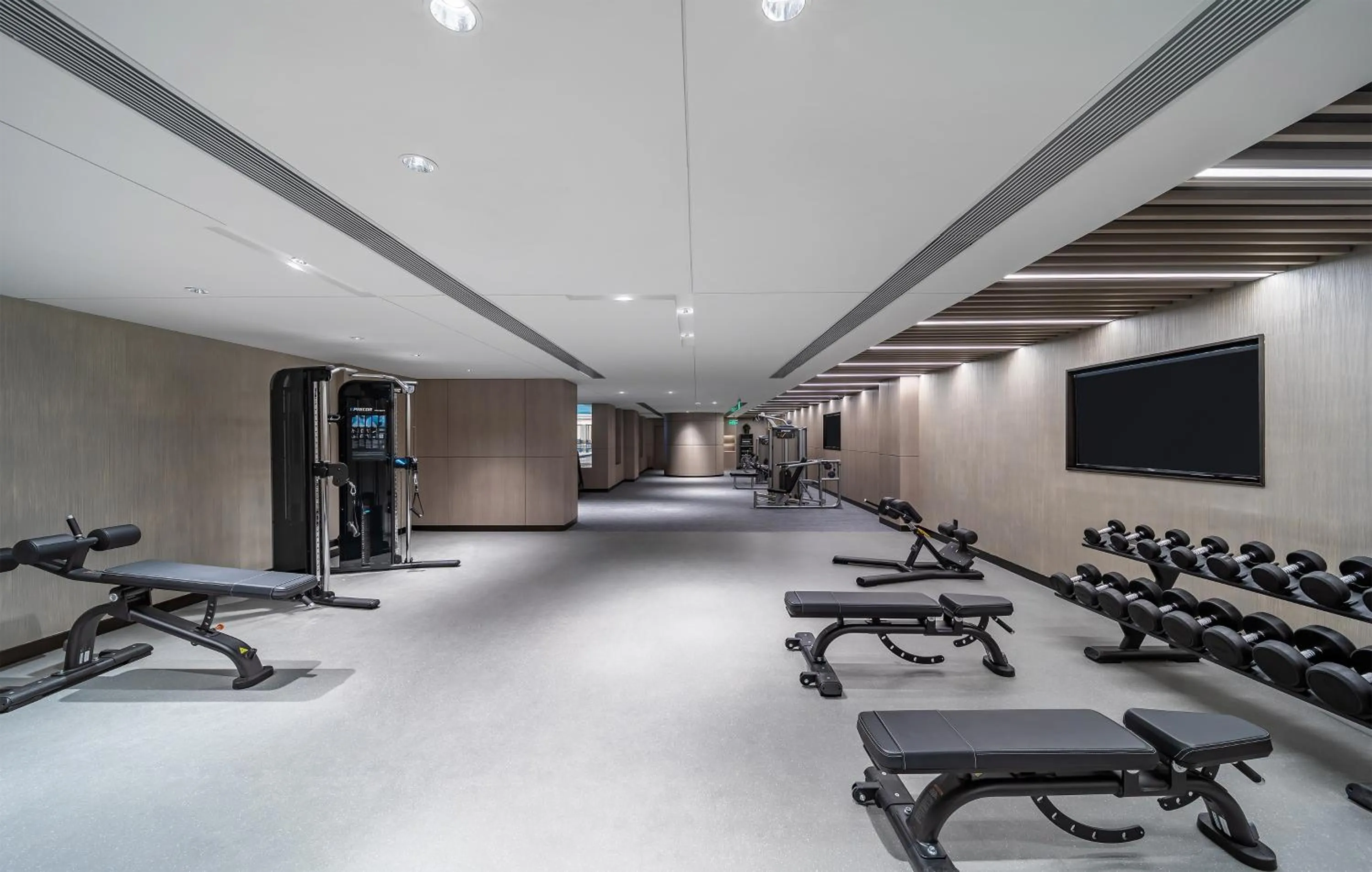 Fitness centre/facilities in HUALUXE Xi'an Chanba by IHG