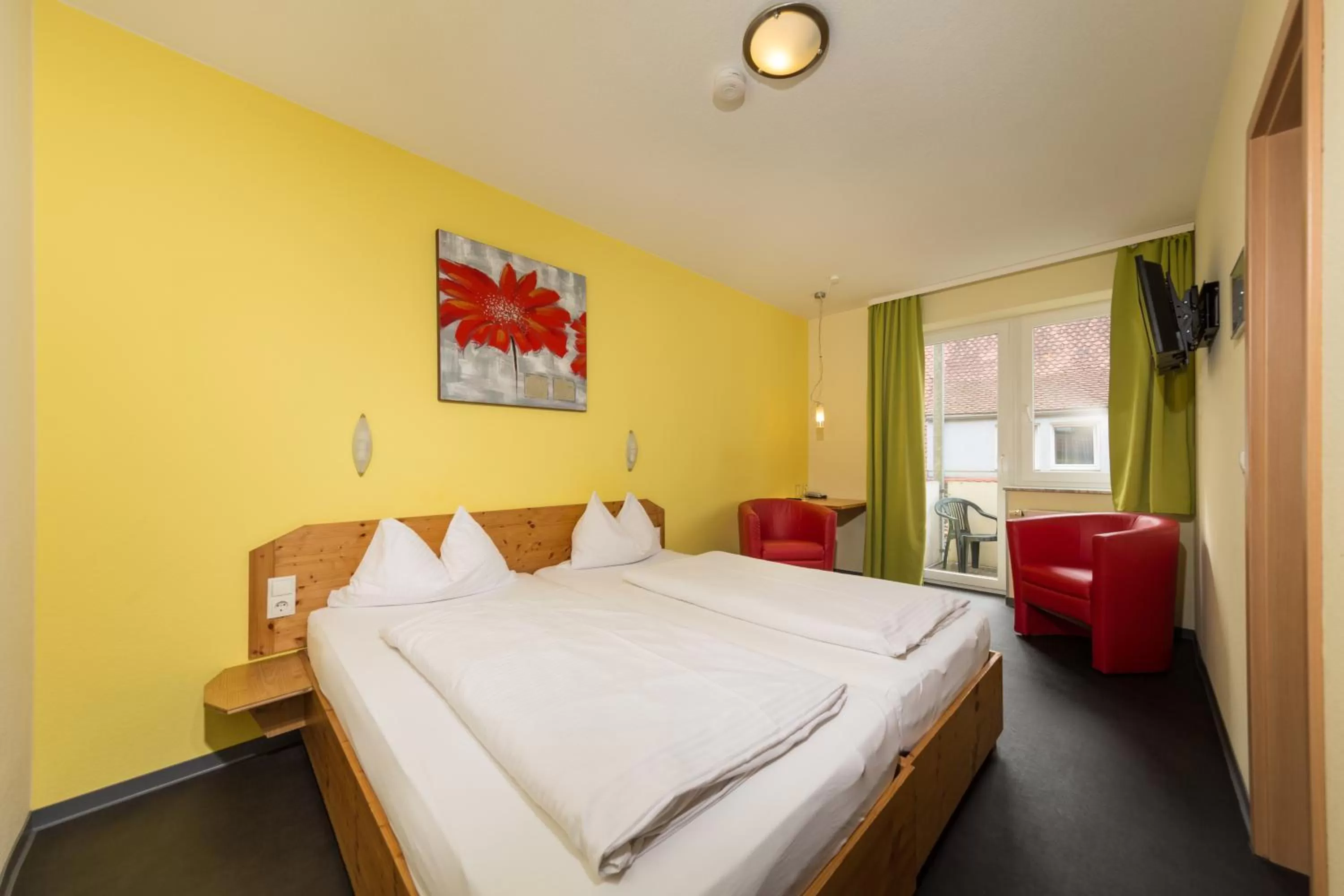 Bed in Hotel Demling