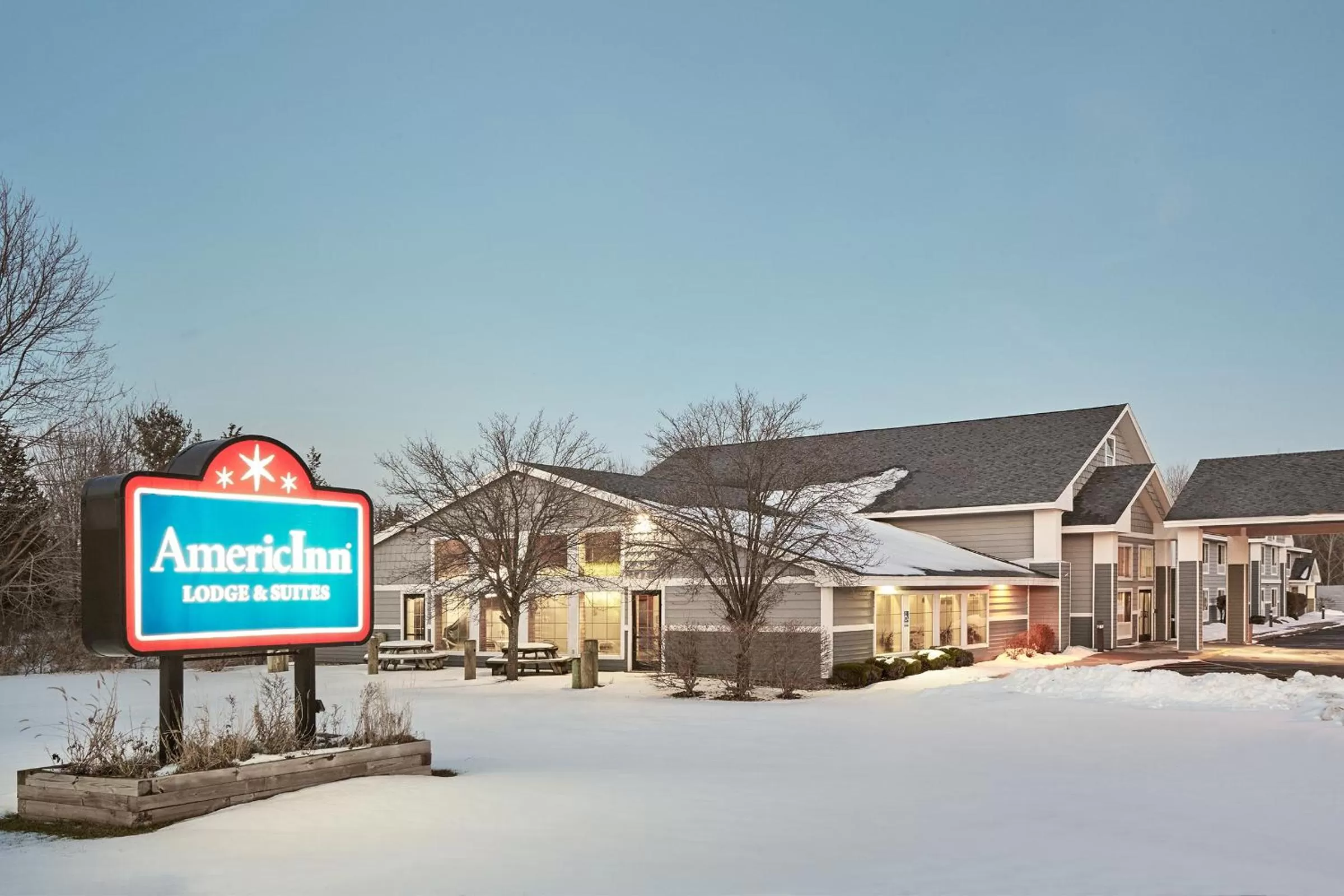 Property logo or sign in AmericInn by Wyndham Douglas/Saugatuck