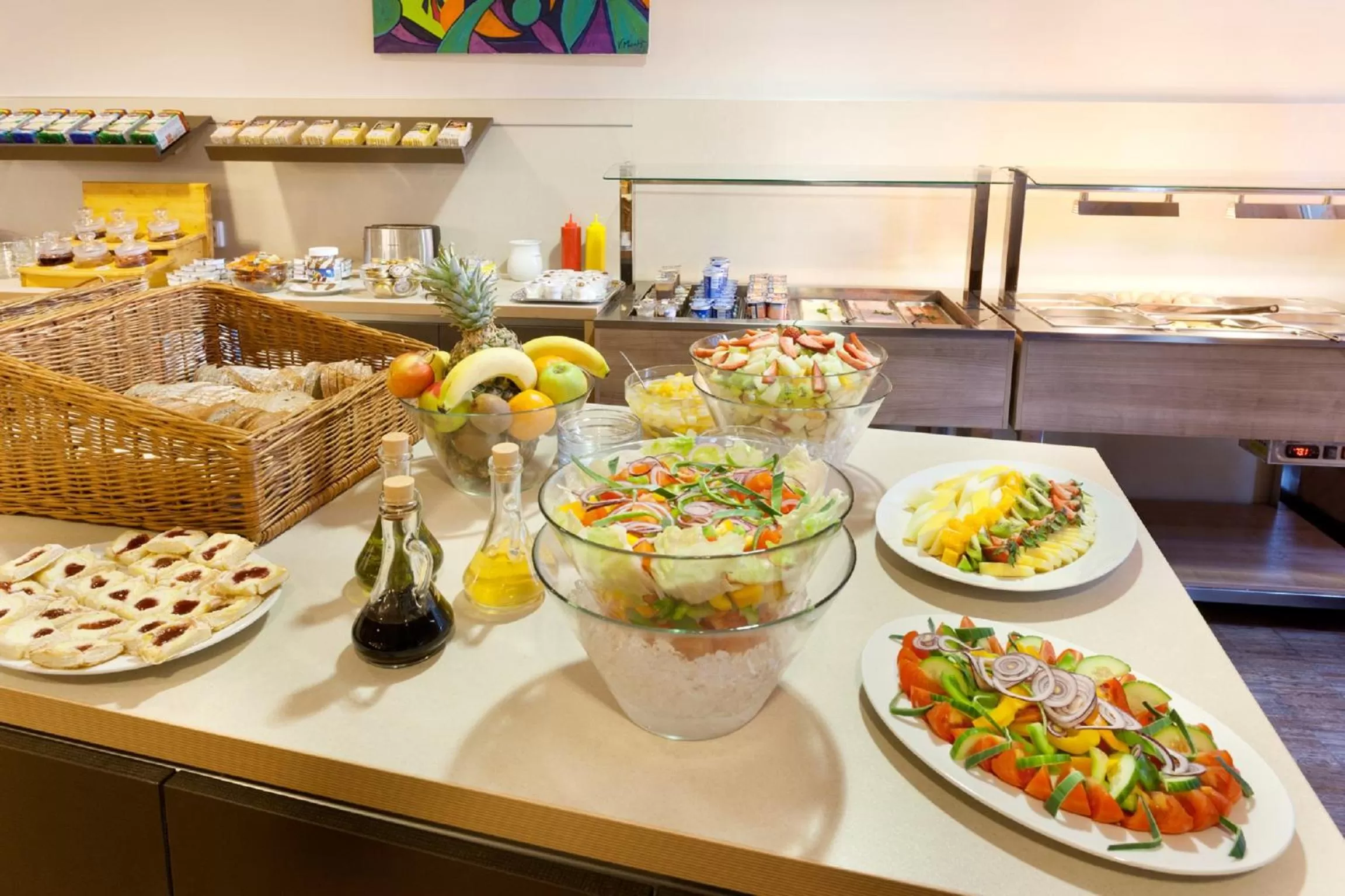 Buffet breakfast in Akcent hotel