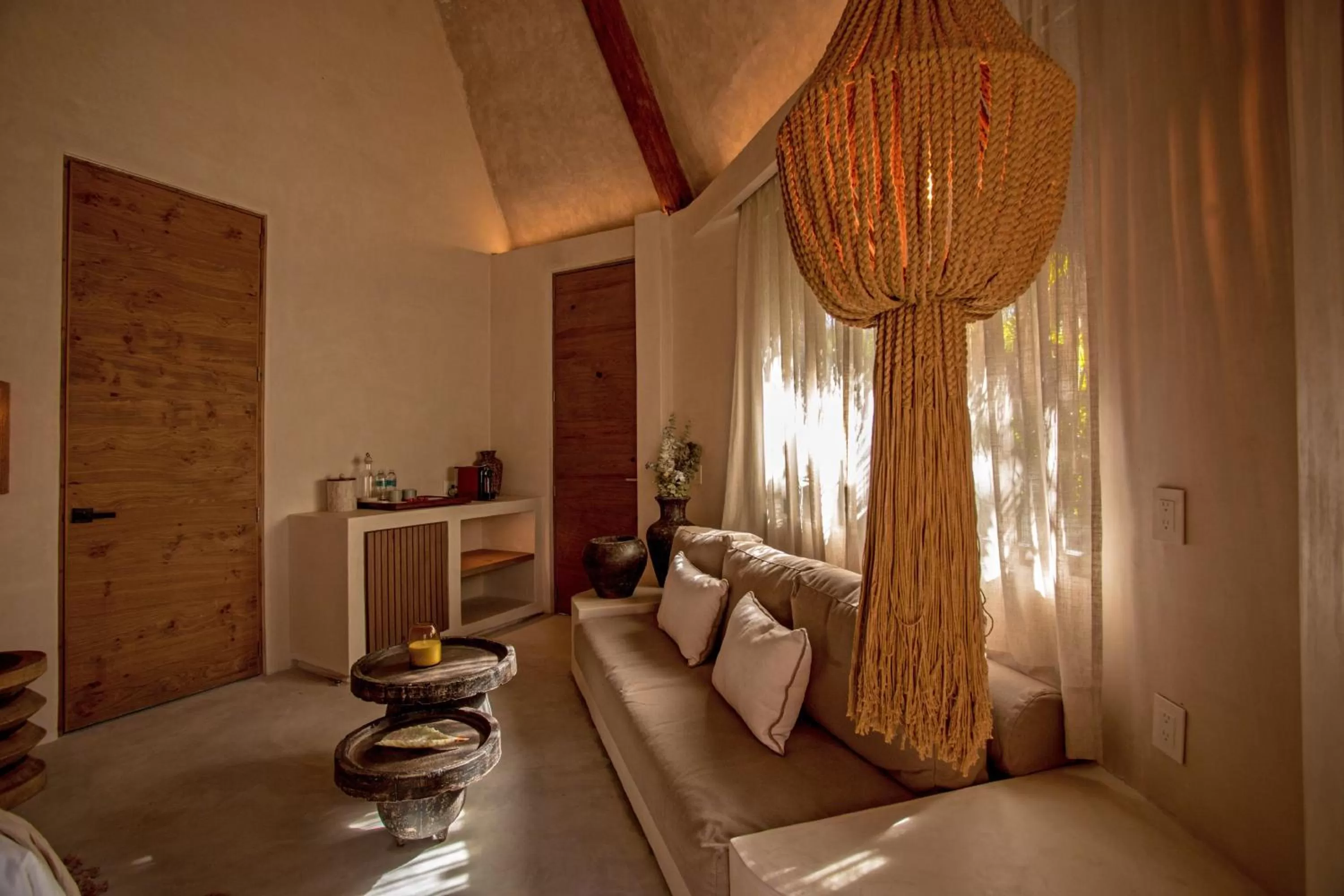 Bed in Hotel Muaré Tulum Wellness and Spa