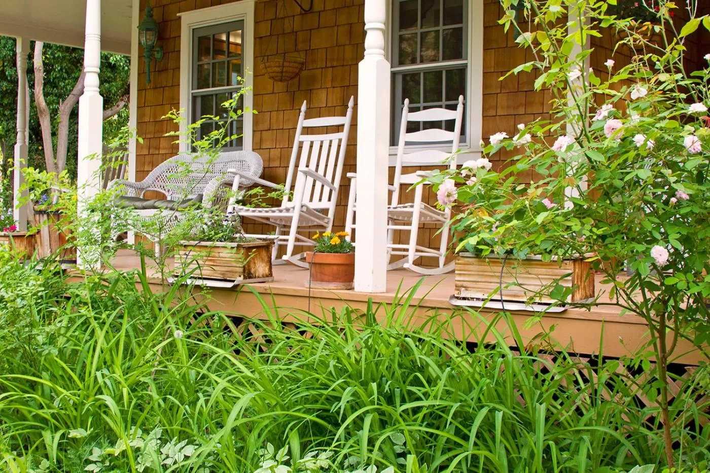 Garden in Sunflower Hill Inn