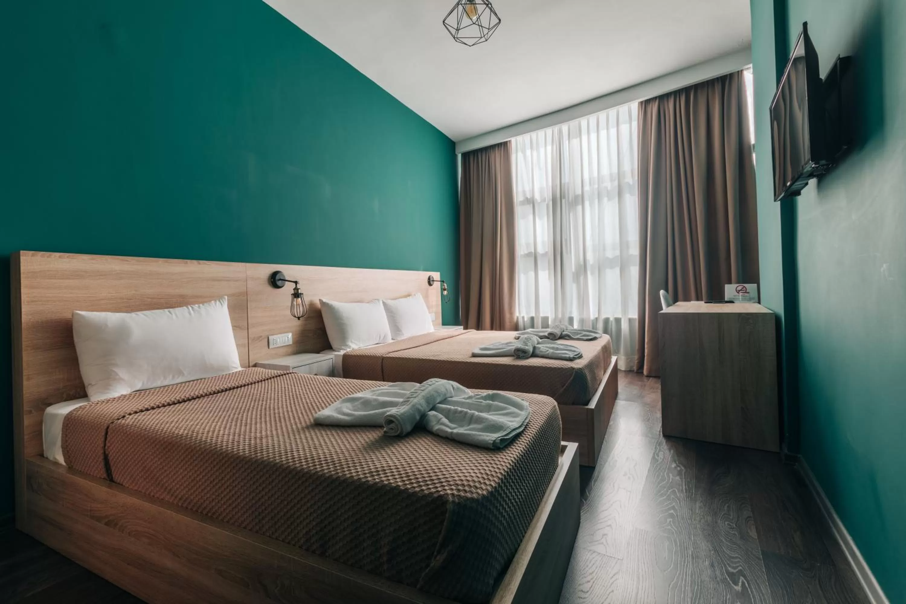 Bed in Arc Hotel Tirana