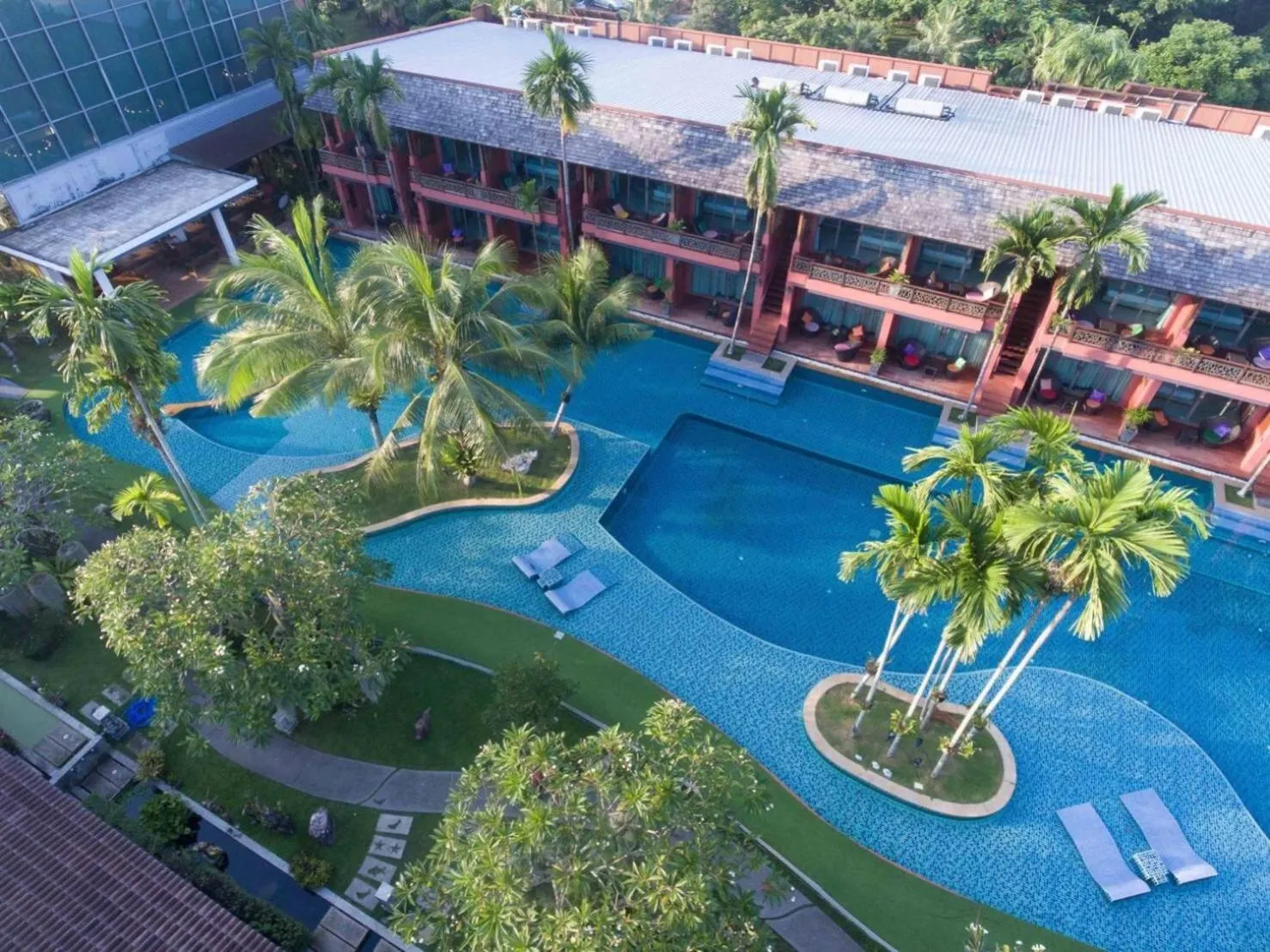 Pool view in Mai Morn Resort SHA Plus