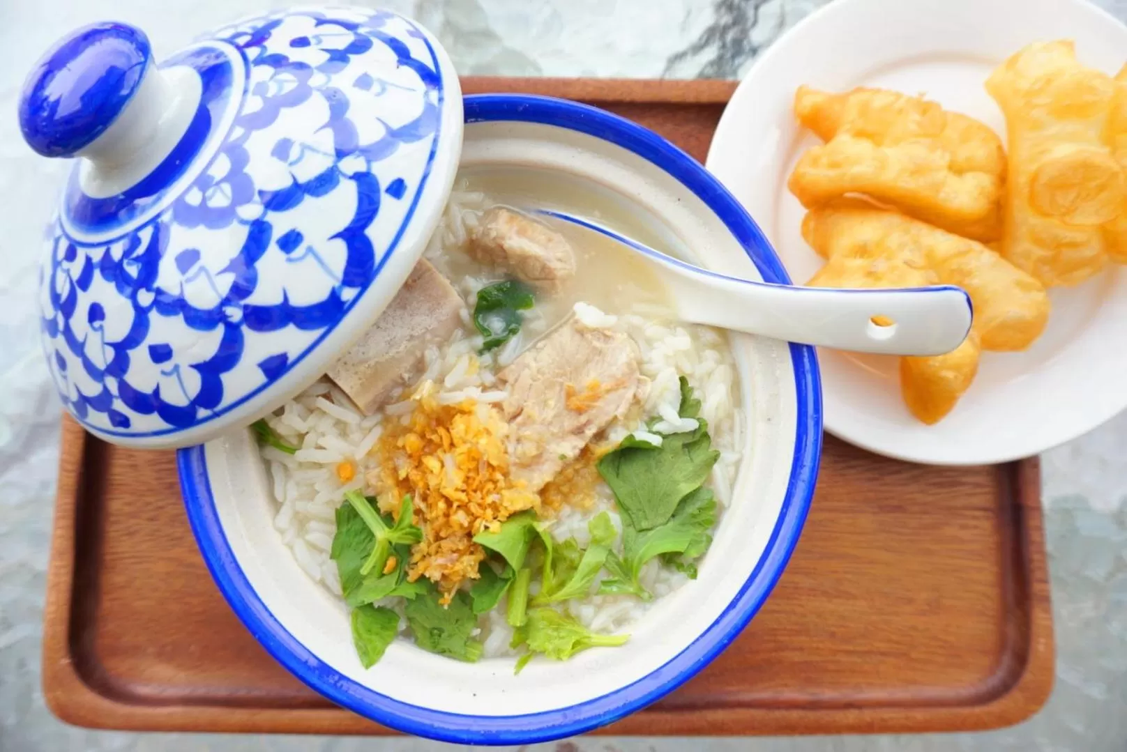 Asian breakfast in USABAI Riverside Boutique Hotel