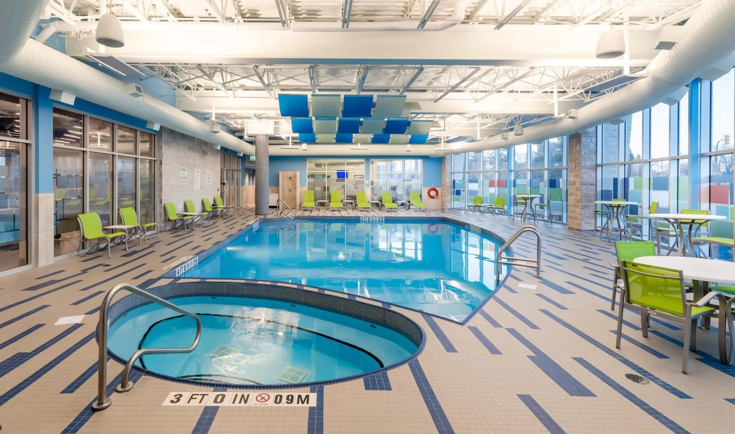 Swimming pool in Holiday Inn Express & Suites - Saskatoon East - University by IHG