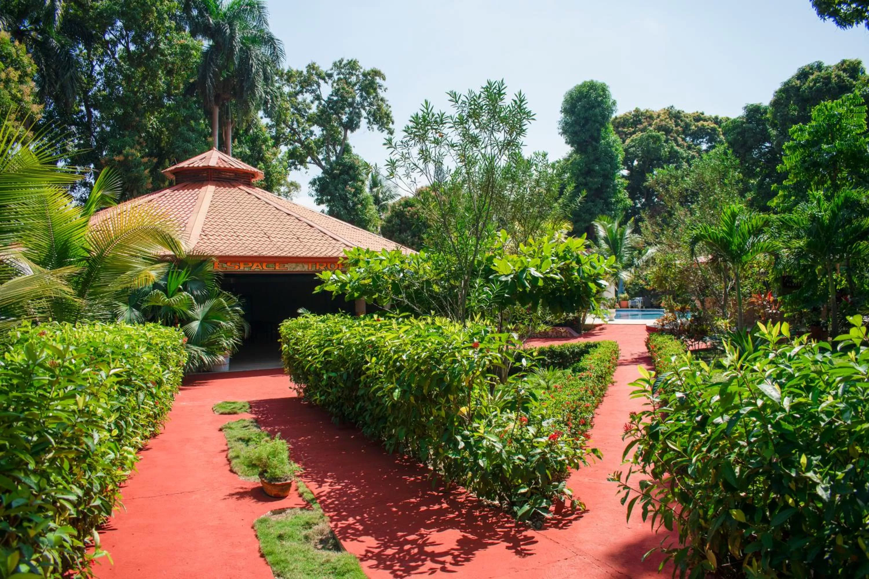 Garden in Auberge Villa Cana