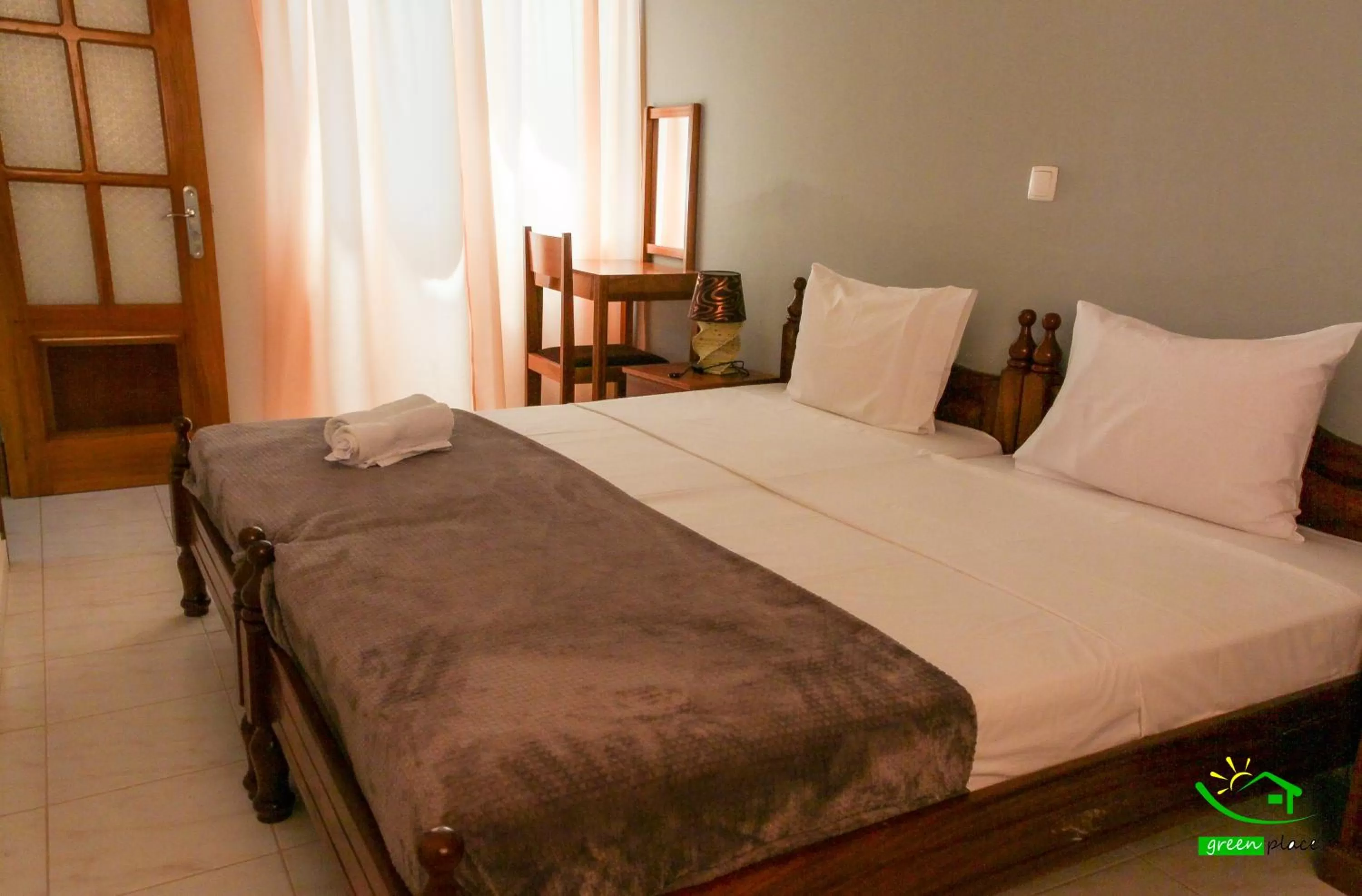 Bed in Pousada Green Place