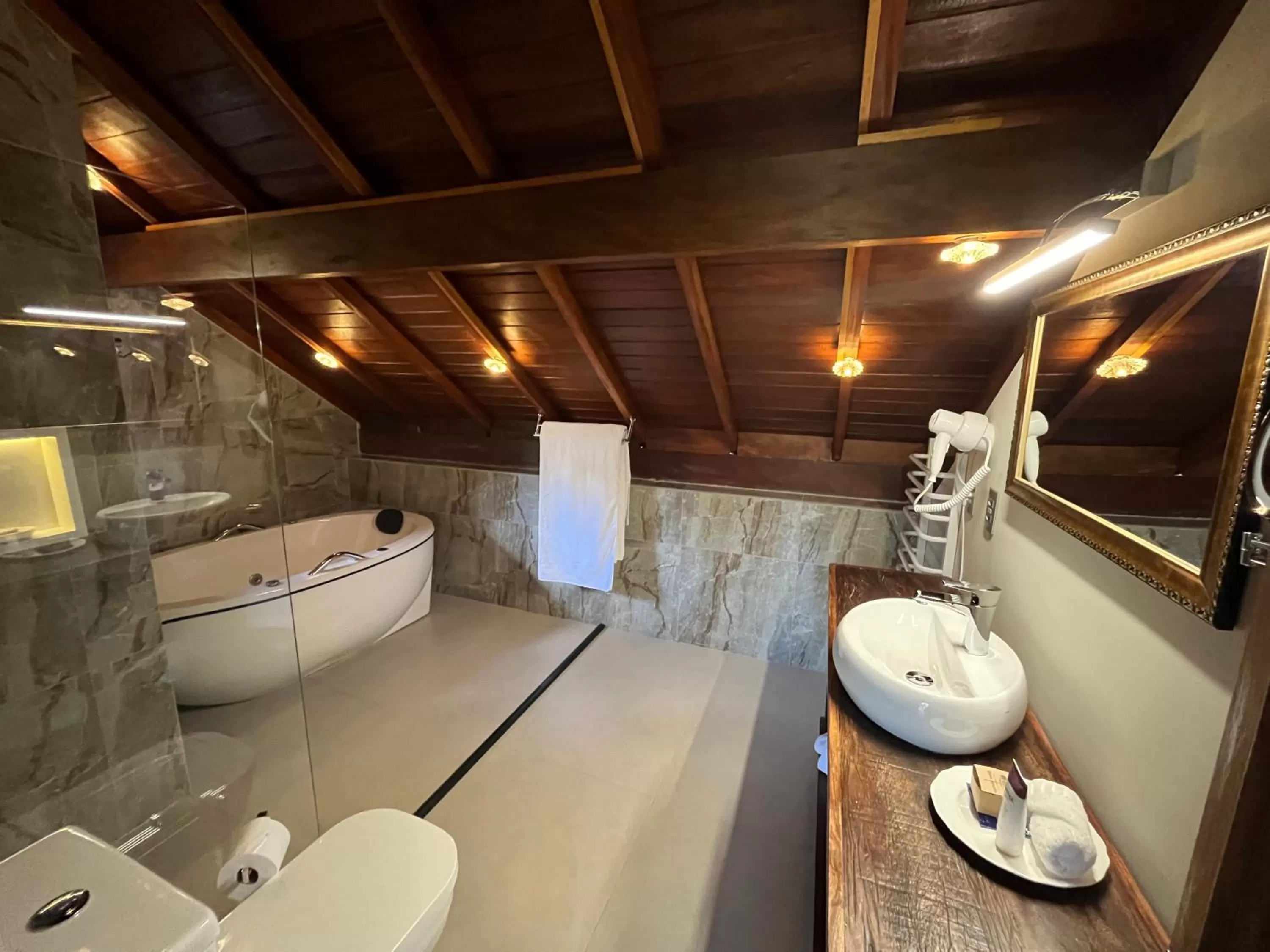 Hot Tub, Bathroom in Pousada Dona Bendita