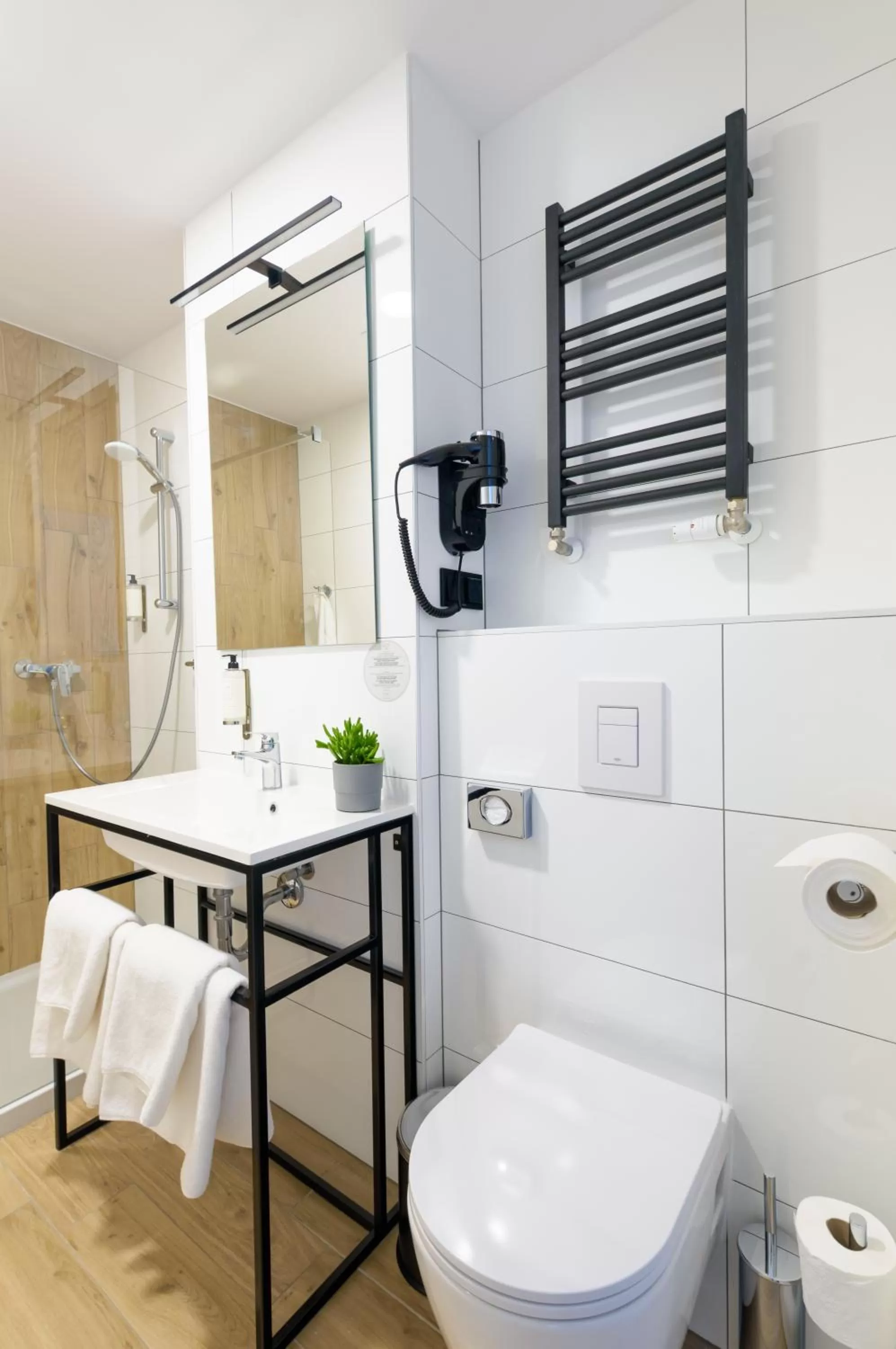 Shower in Arche Hotel Lublin