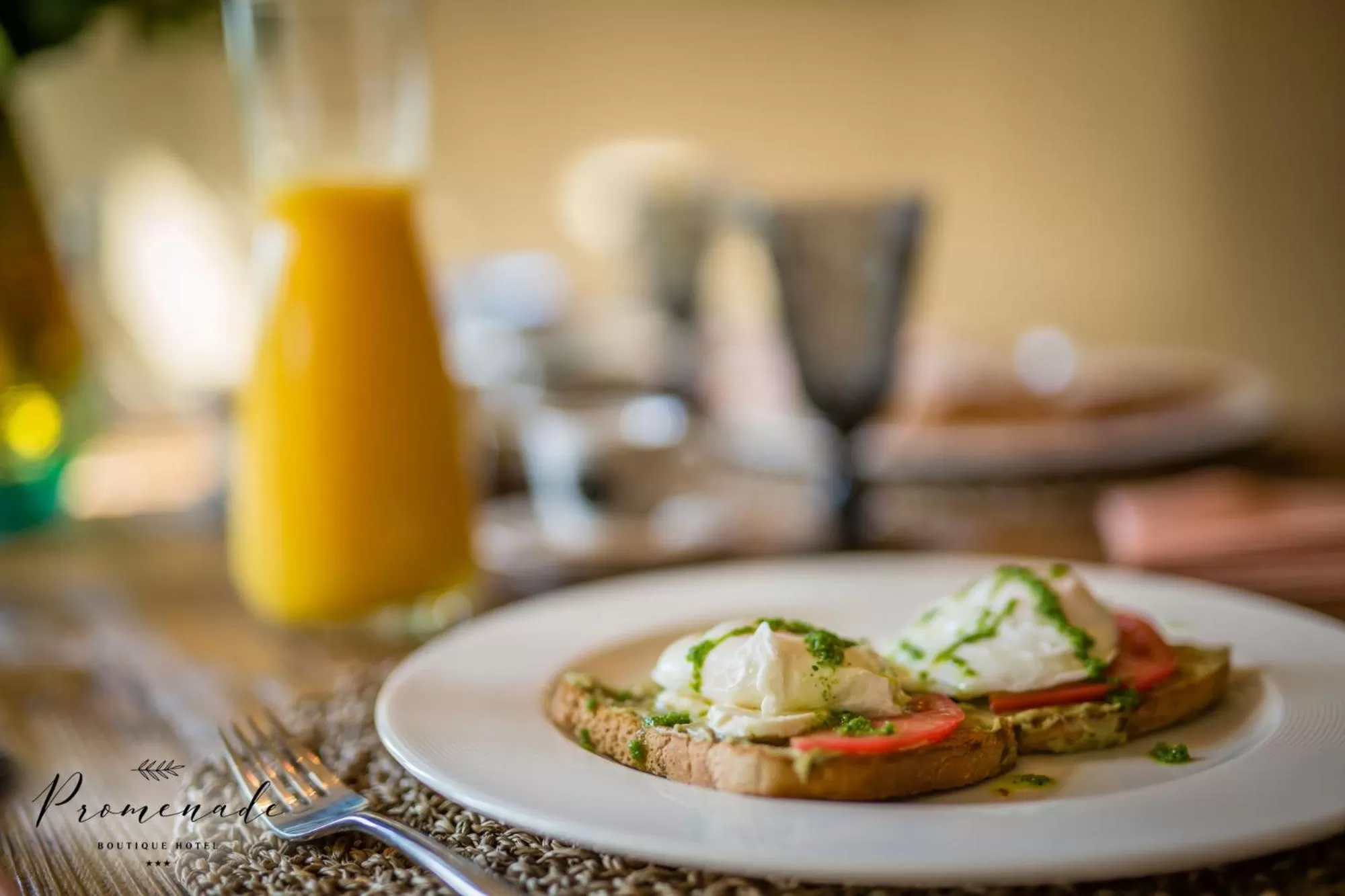 Food and drinks in Hotel Residence Promenade