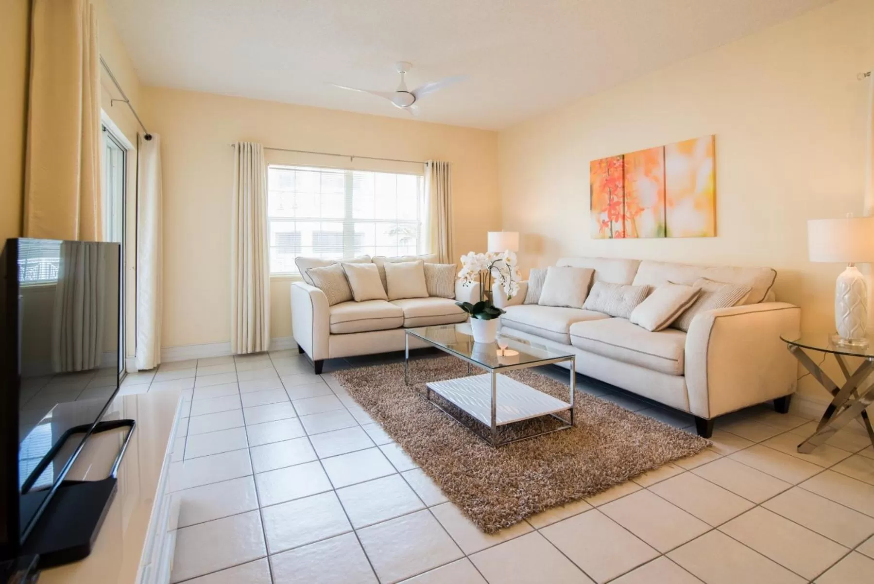 Living room in Regal Beach Club