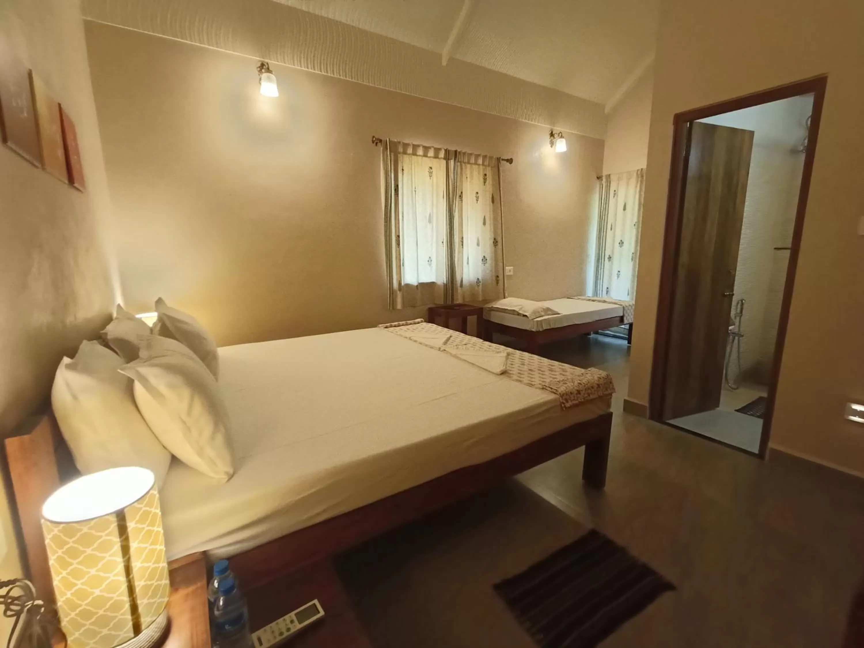 Bed in OmBodhi Retreat