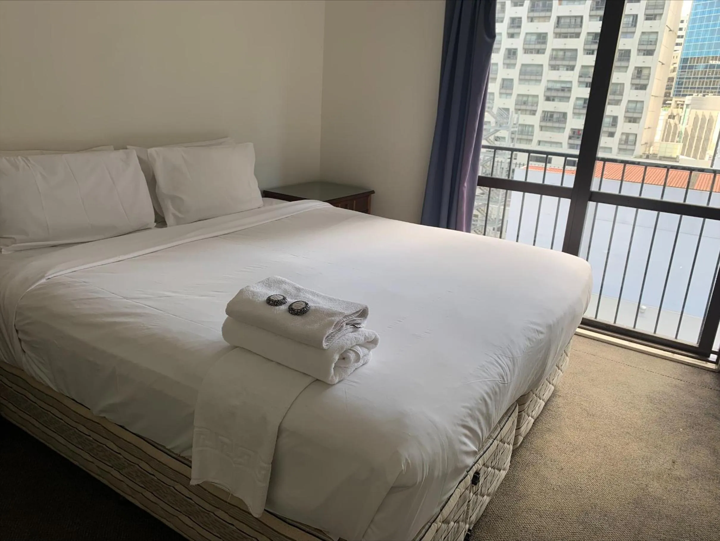 Bedroom in Fort Street Accommodation