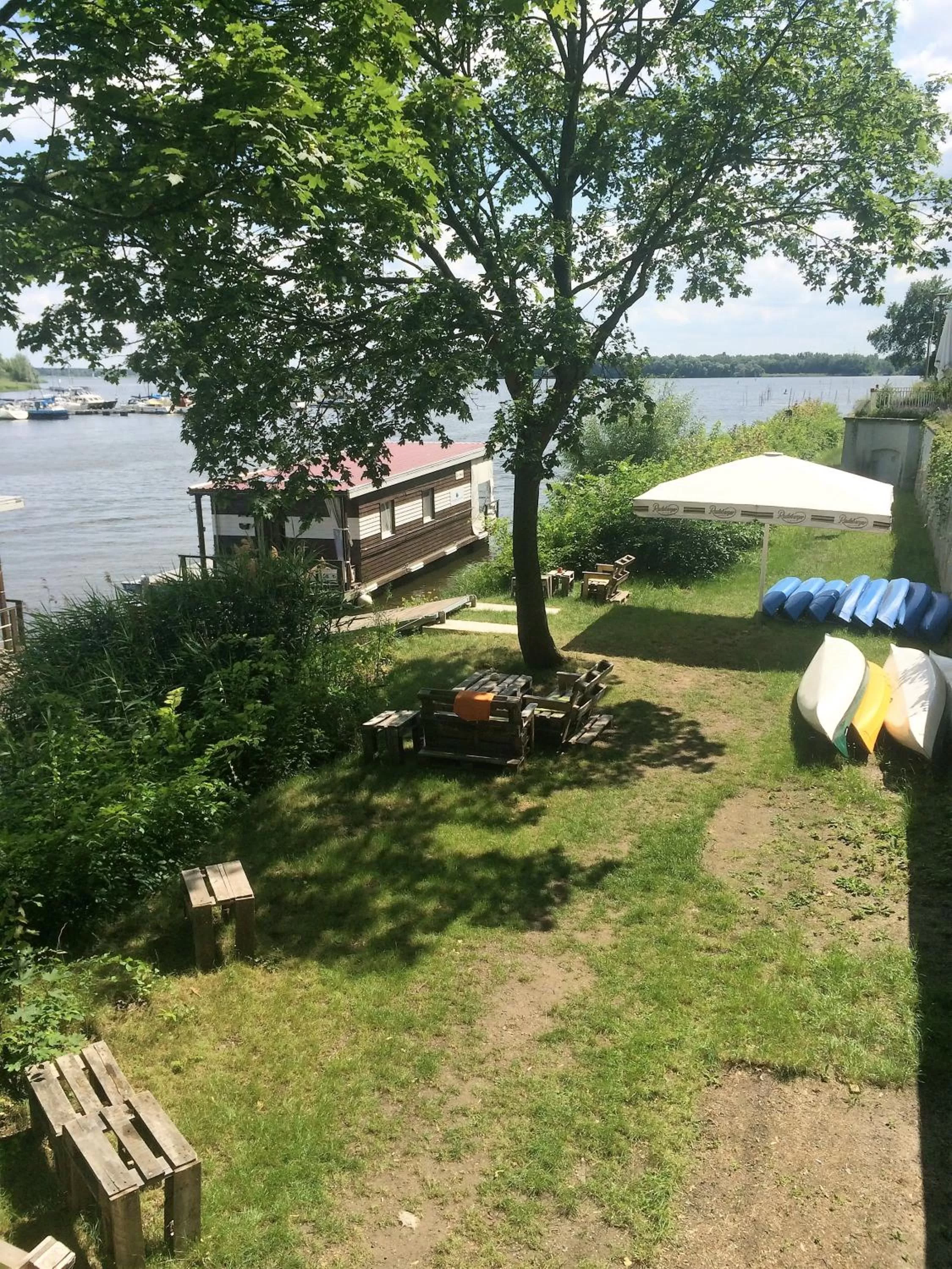 Balcony/Terrace in Gästehaus Schloss Plaue
