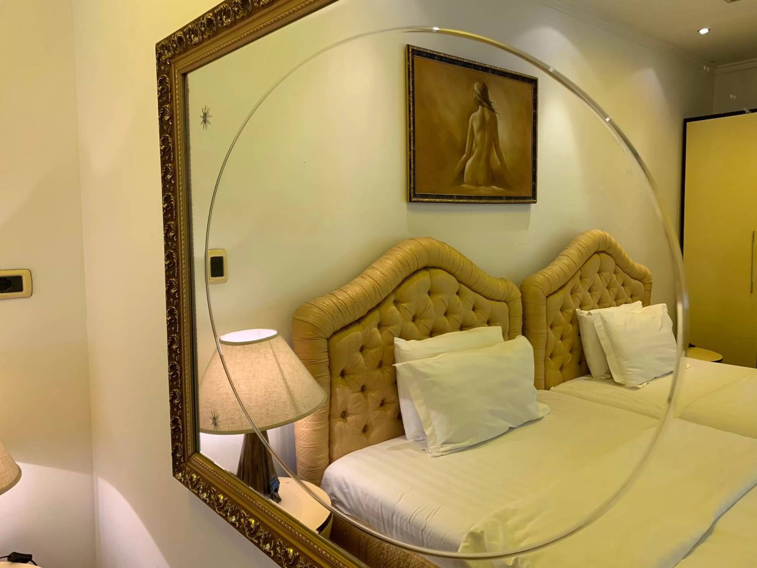 Bed in Hotel Rosa Blu