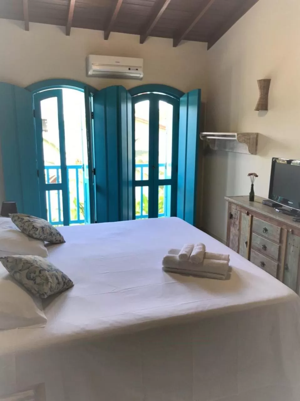 Bed in Pousada Pomar Paraty