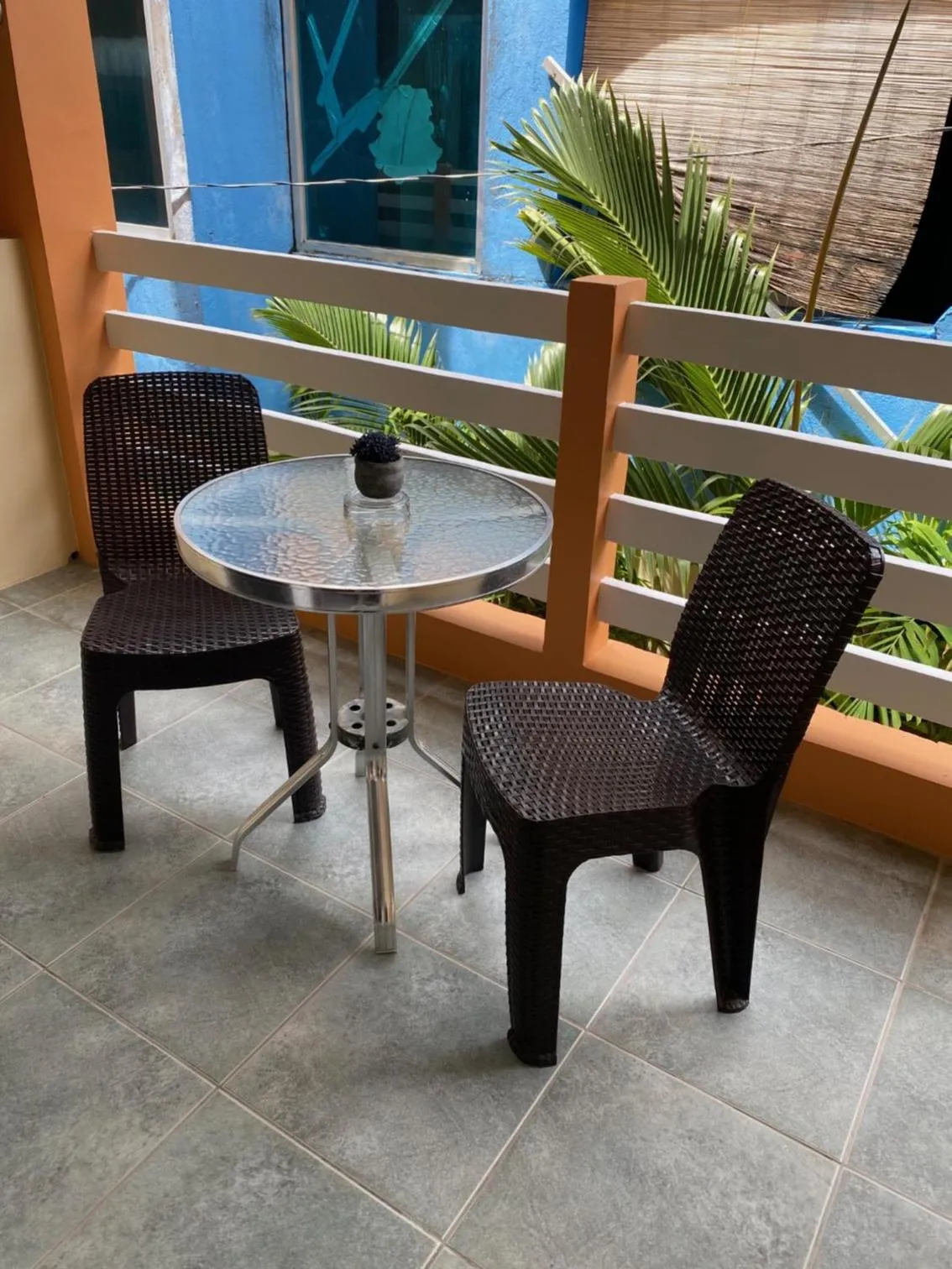 Patio in Papa Freds Beach Resort