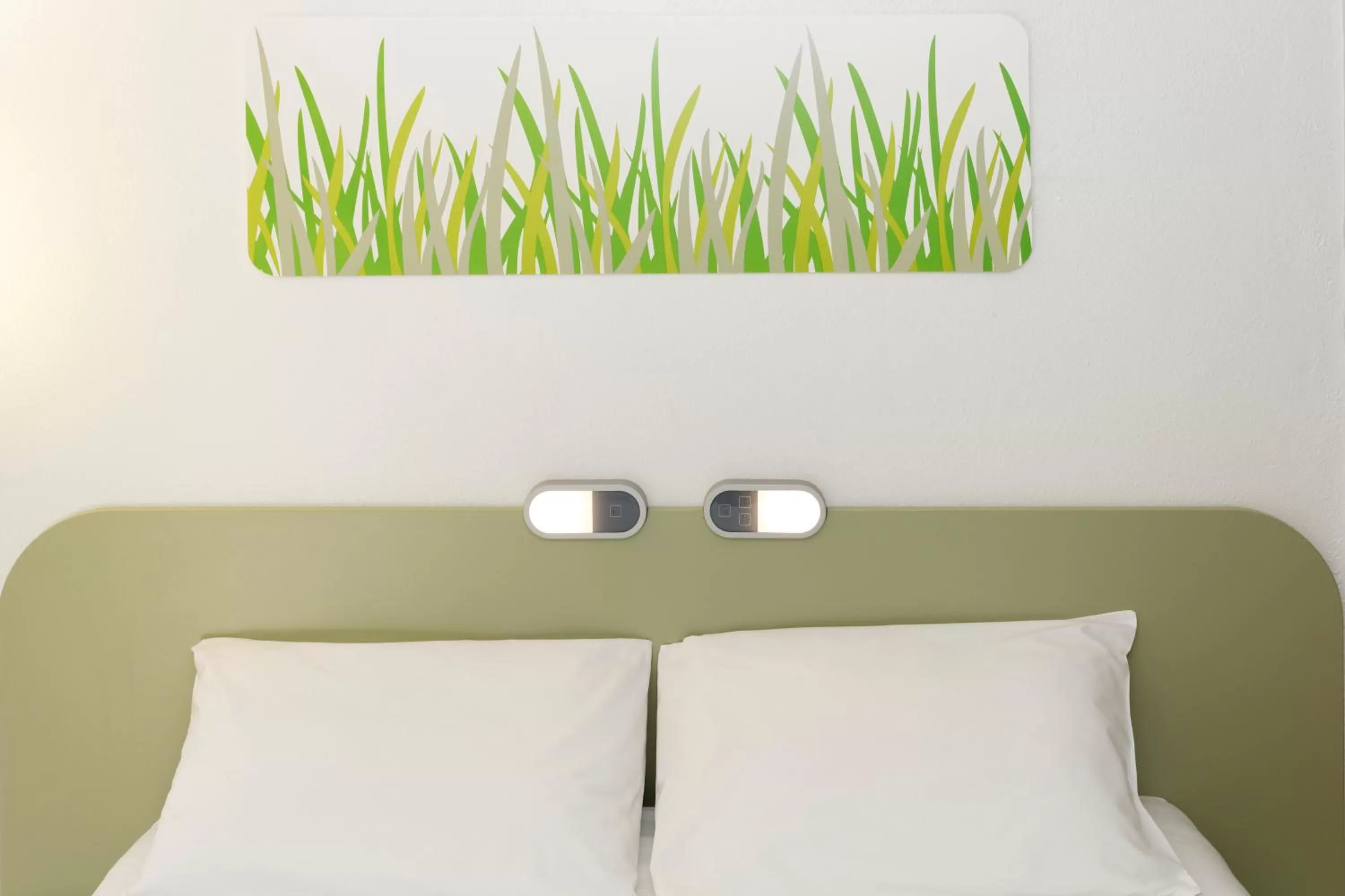 Bed in Ibis budget Lorient Caudan