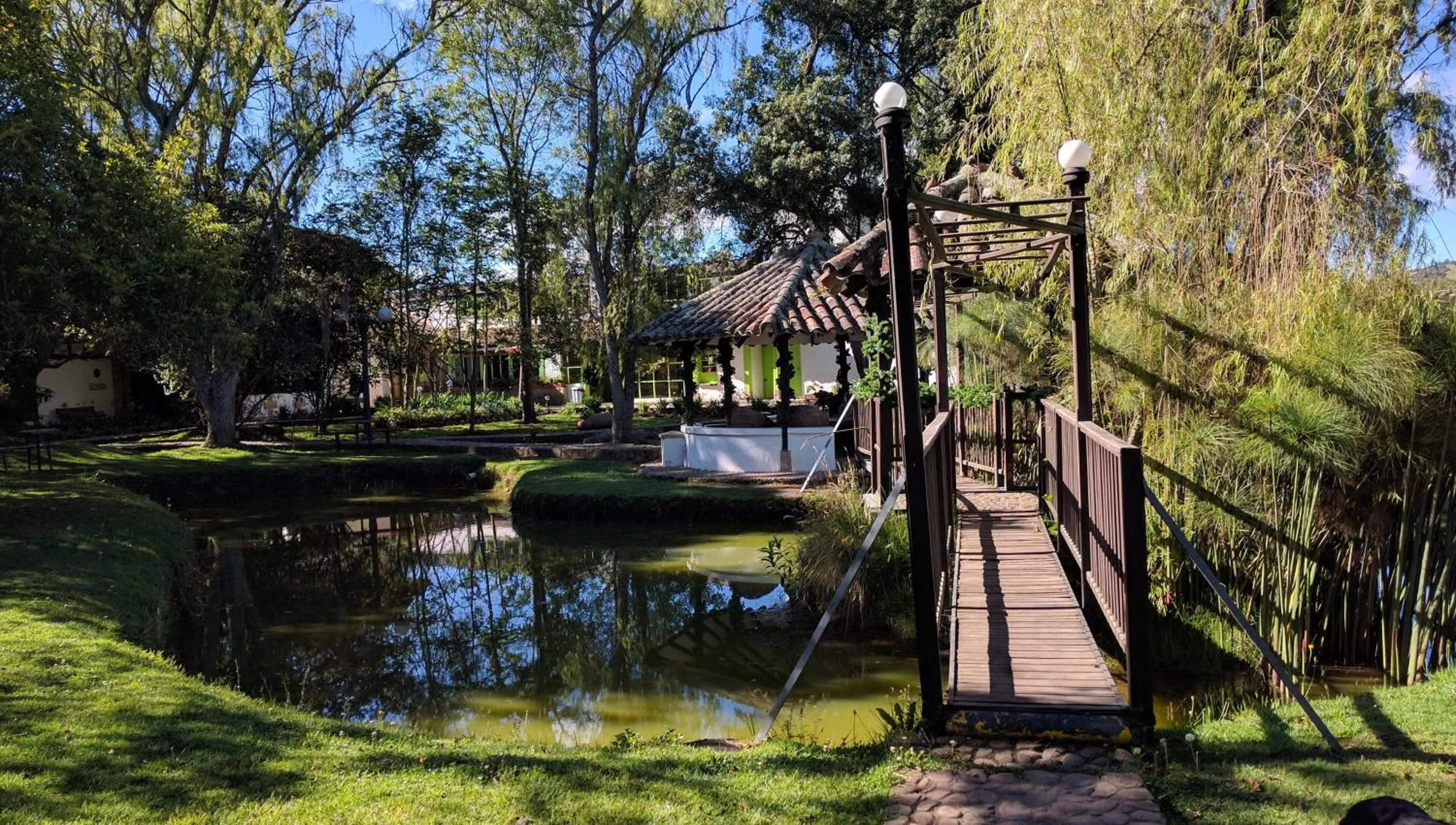 Garden in Posada Cafe La Huerta