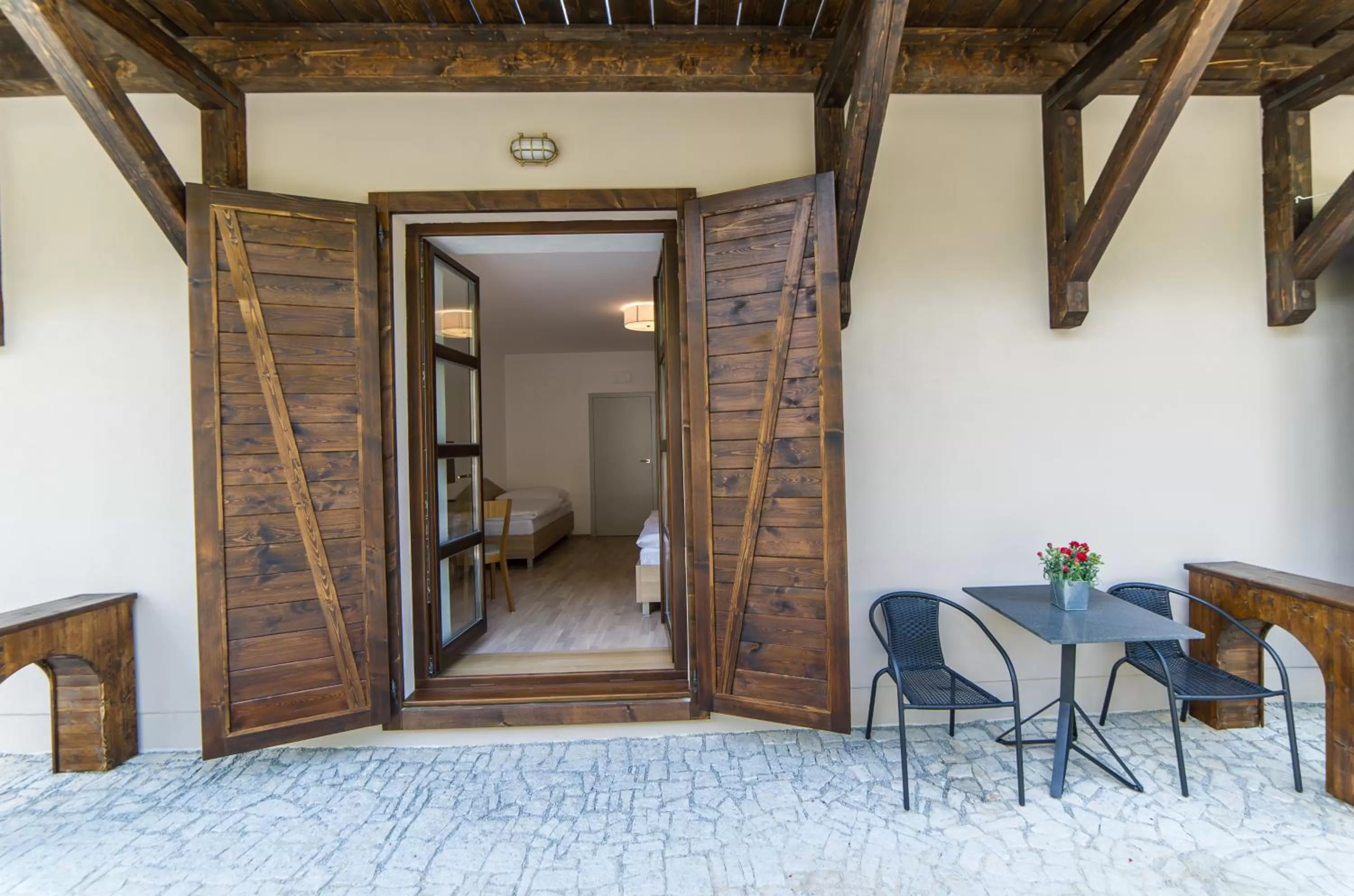 Balcony/Terrace in Garni hotel Castle Bridge