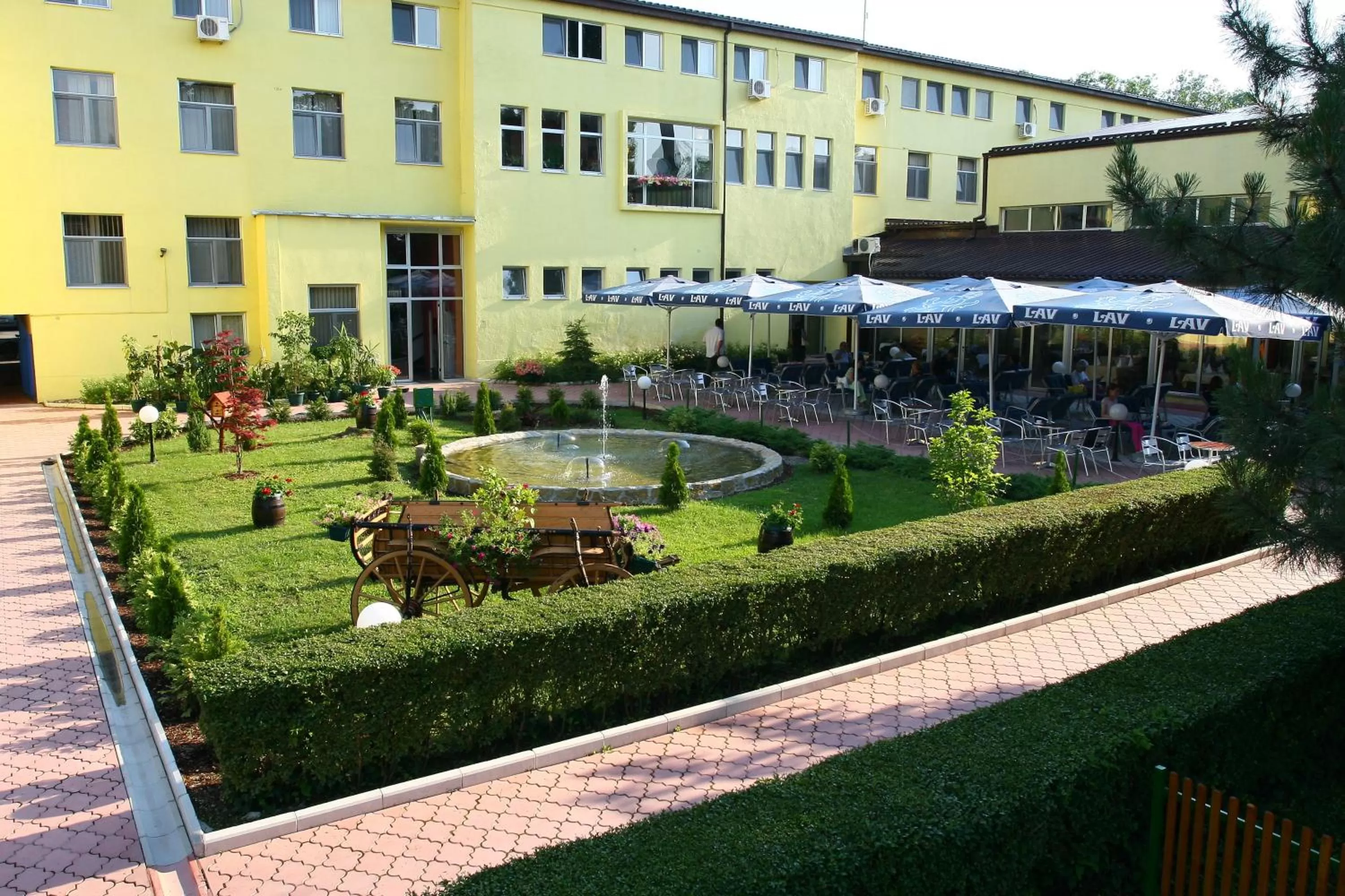 Garden in Hotel Fontana
