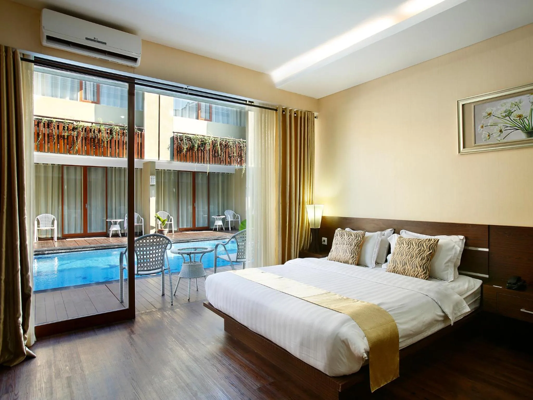 Pool view in Devata Suites and Residence