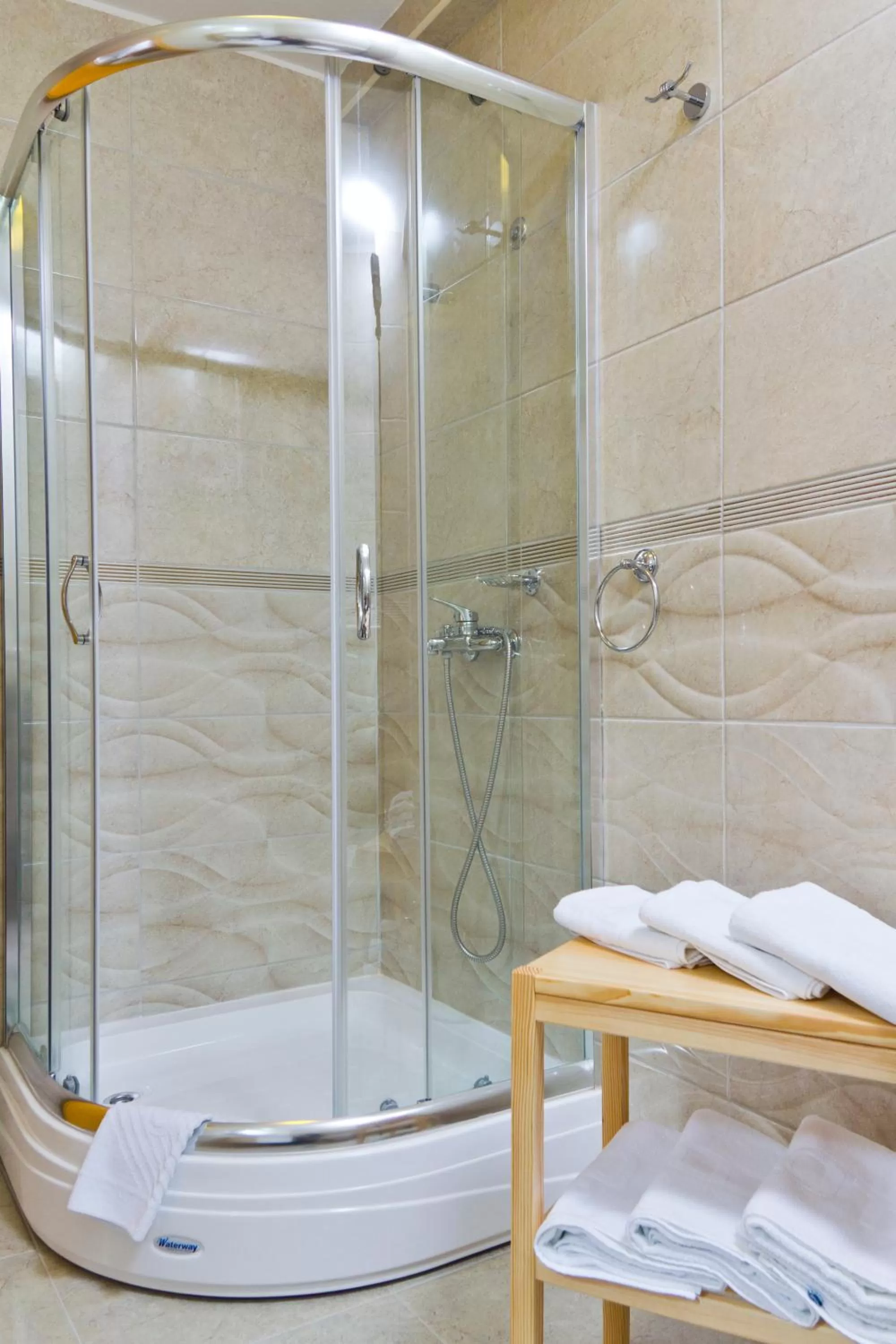 Shower in Hotel Berr