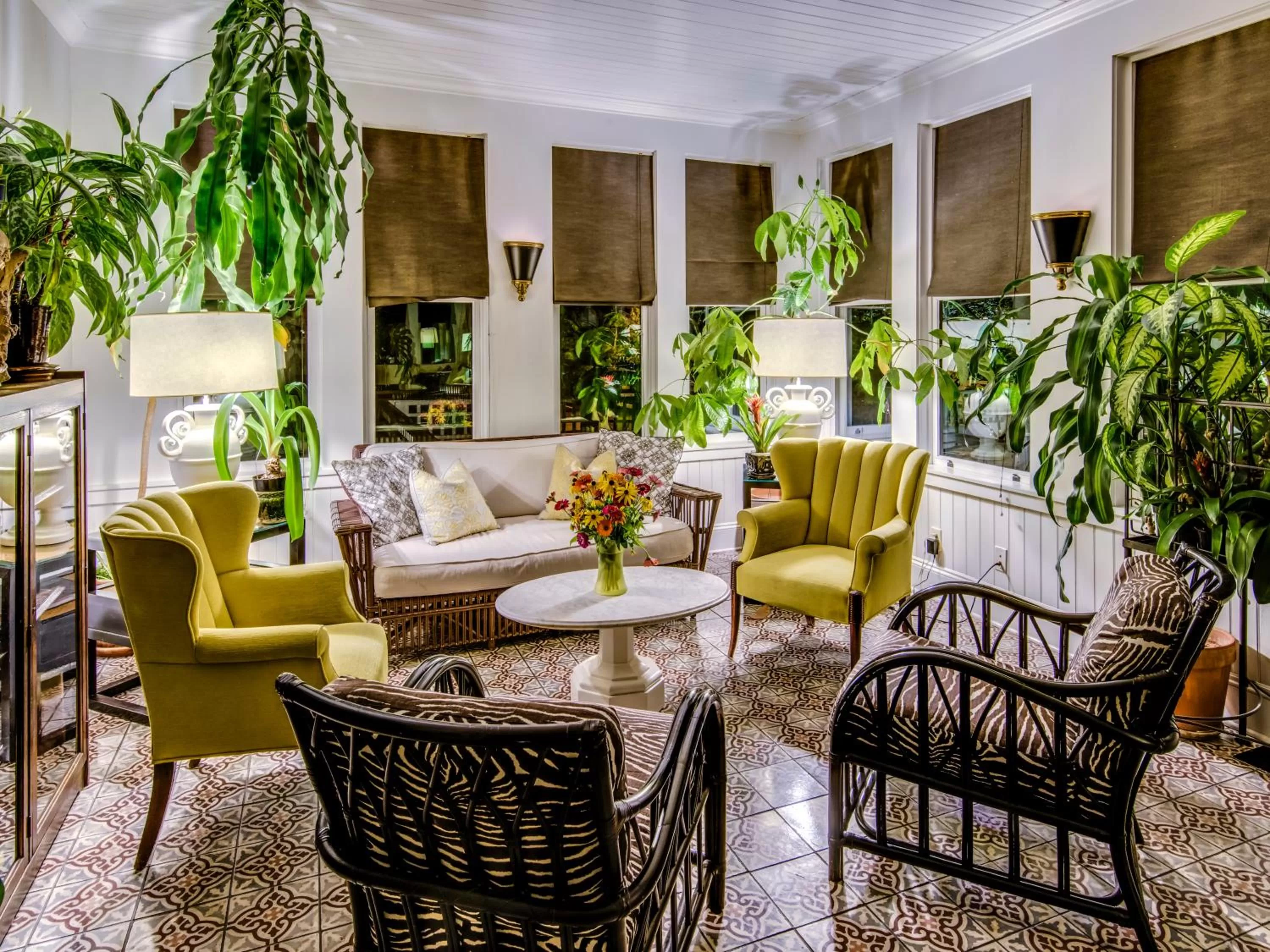 Communal lounge/ TV room in Hotel Fauchere