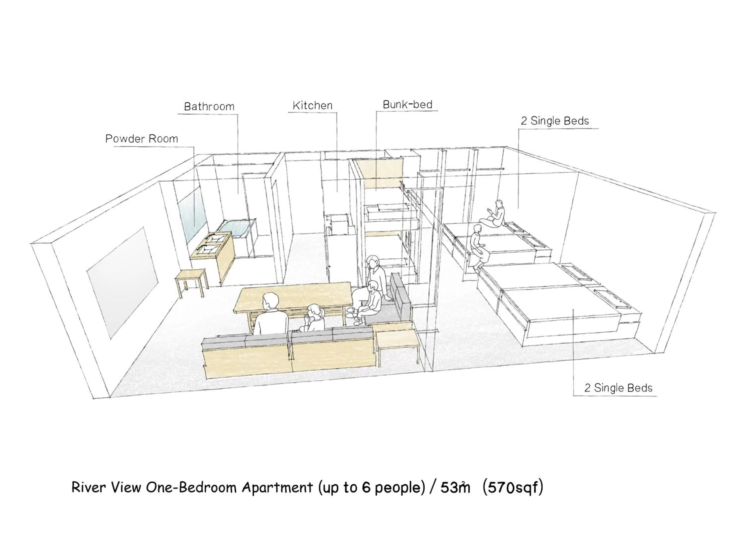 Floor plan in MIMARU Tokyo Asakusa Station