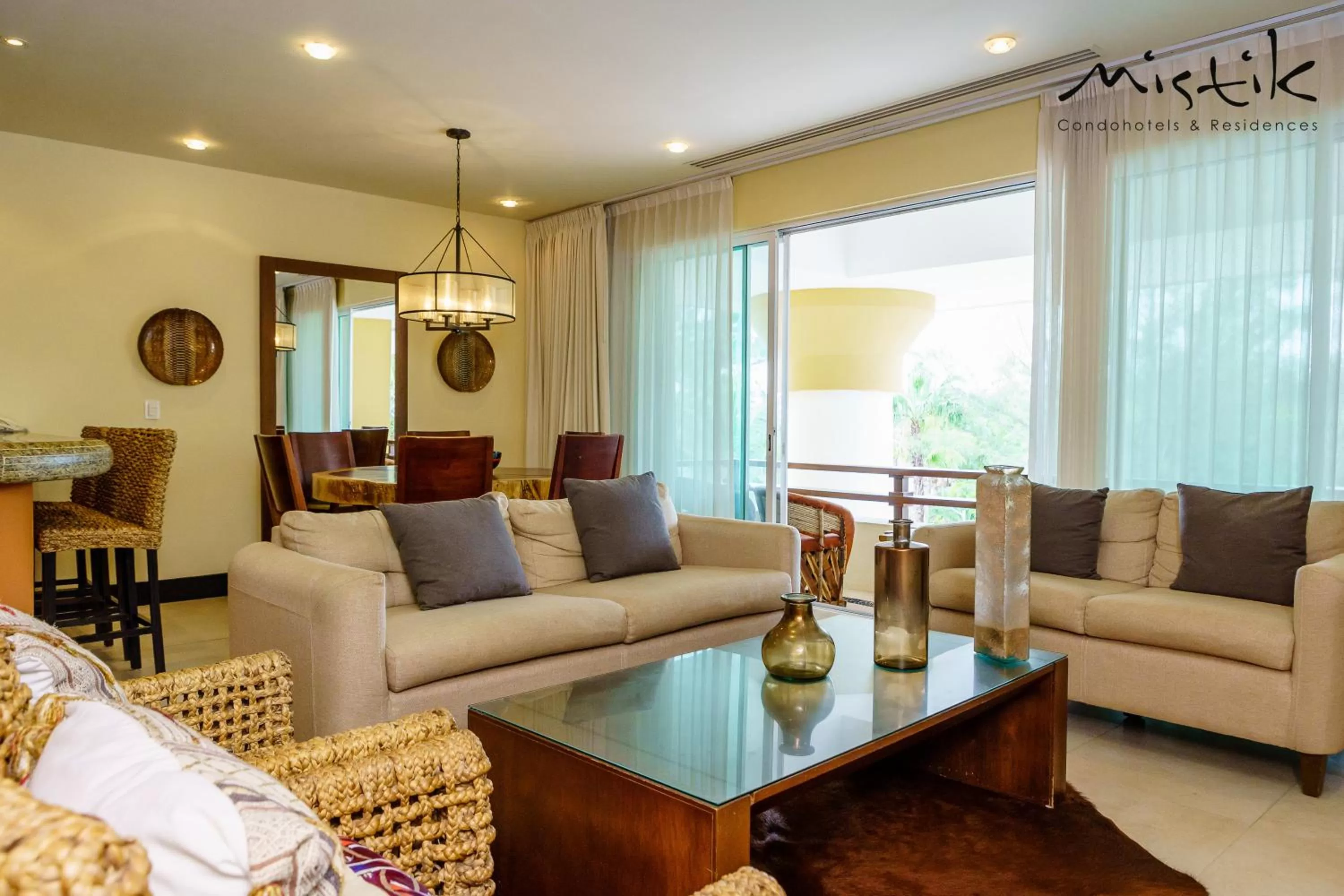 Living room in Pueblito Escondido by Mistik Vacation Rentals