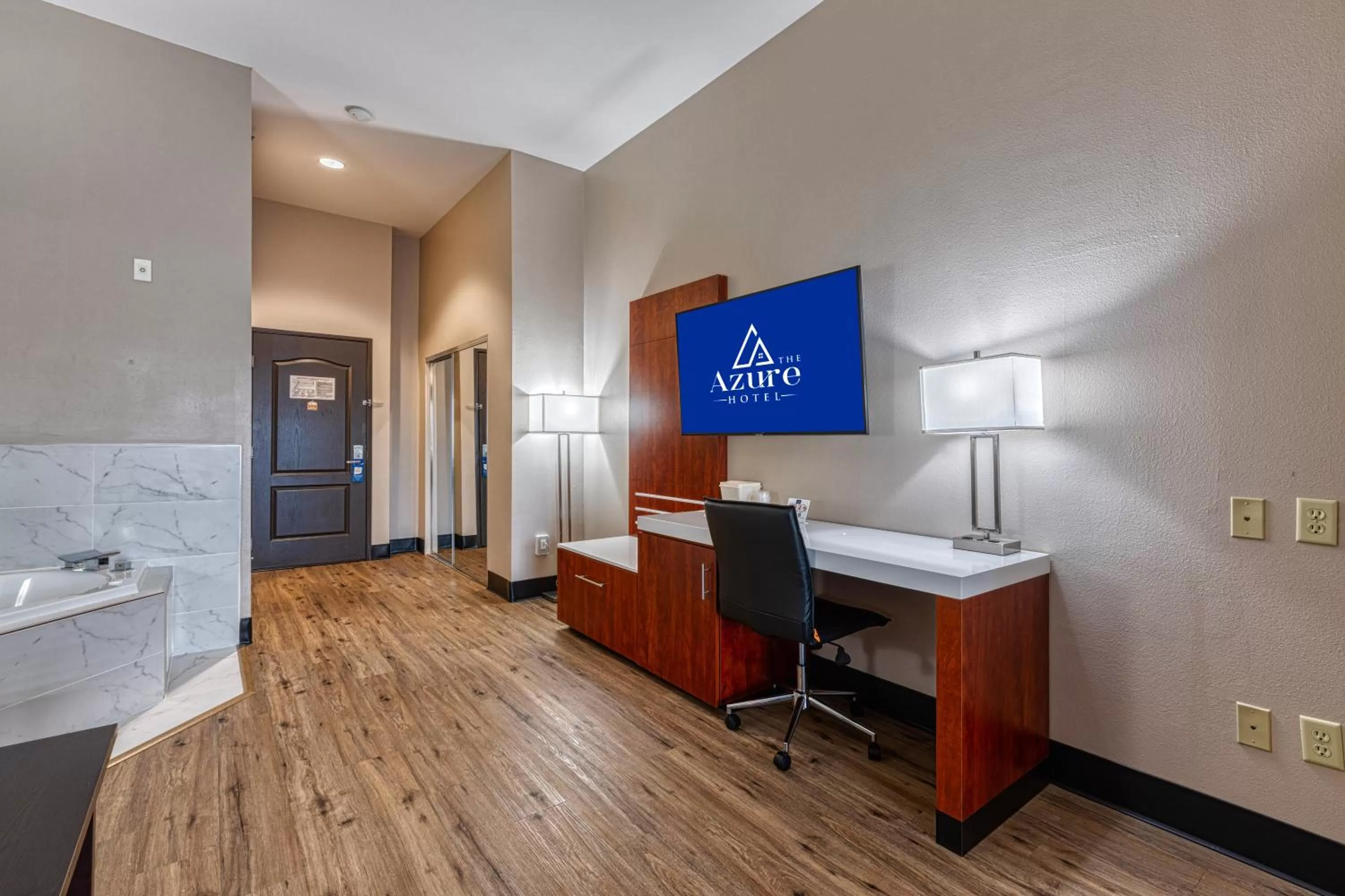 Bed in The Azure Hotel