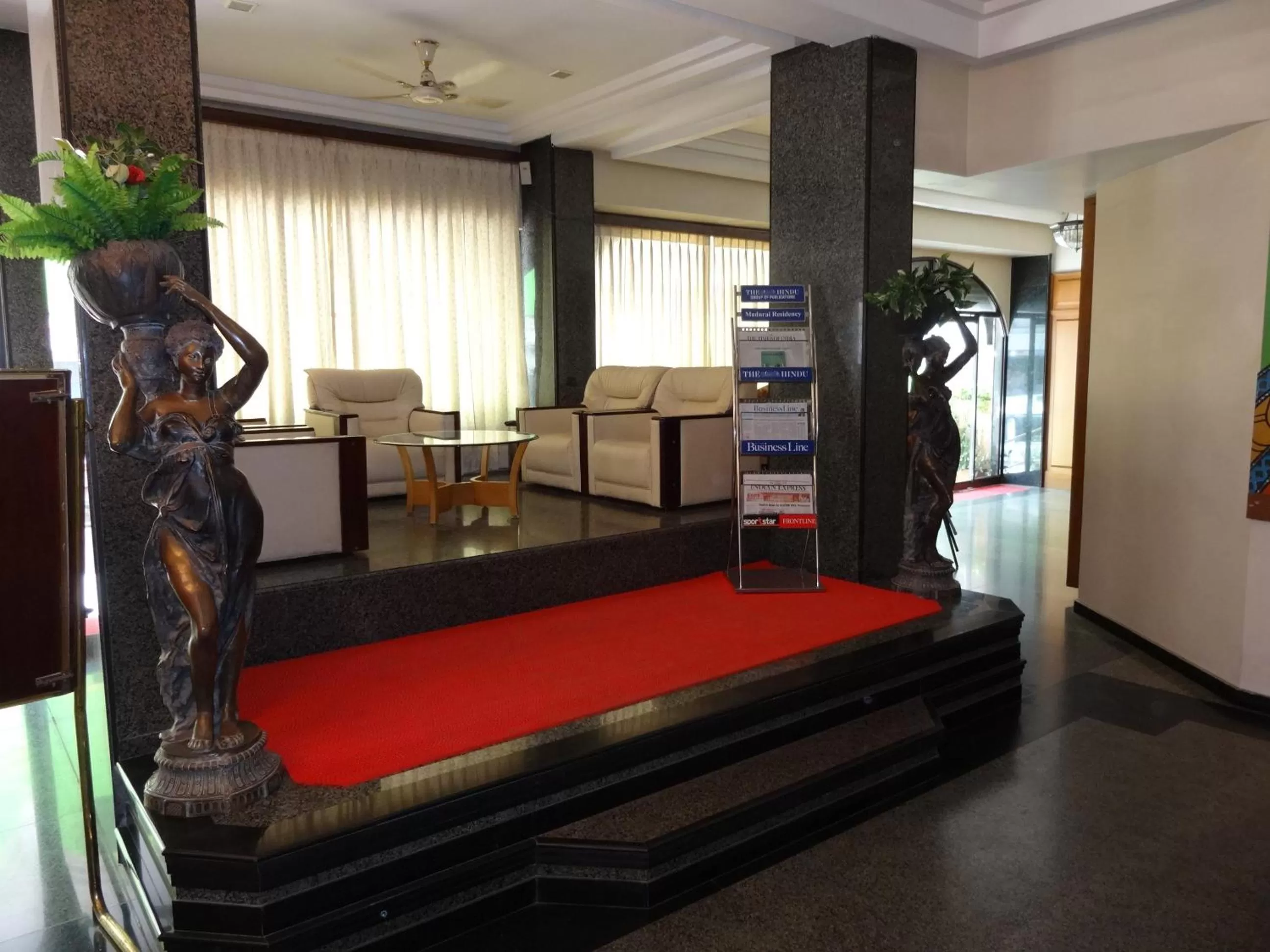 Lobby or reception in The Madurai Residency