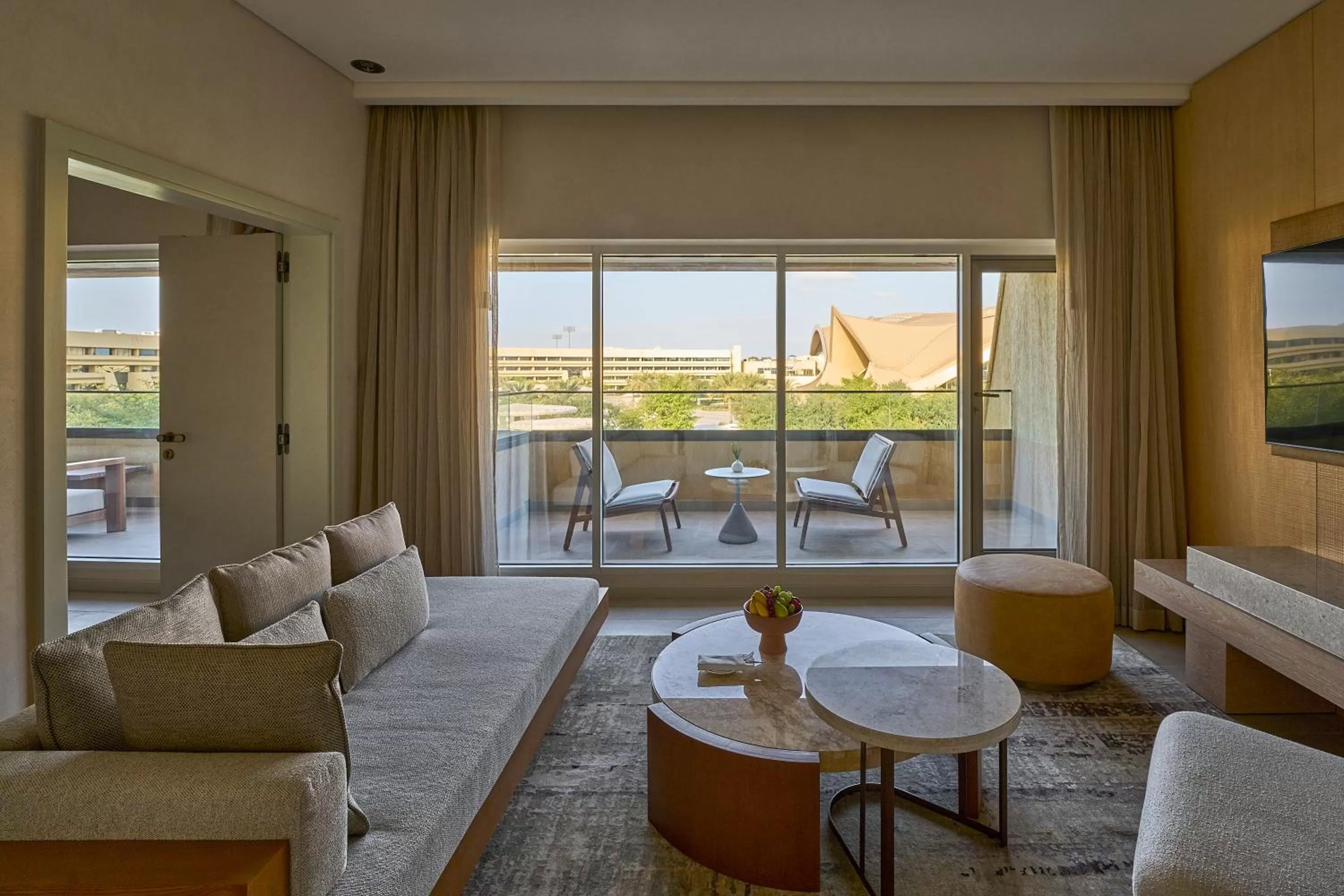 Living room in ERTH Abu Dhabi Hotel